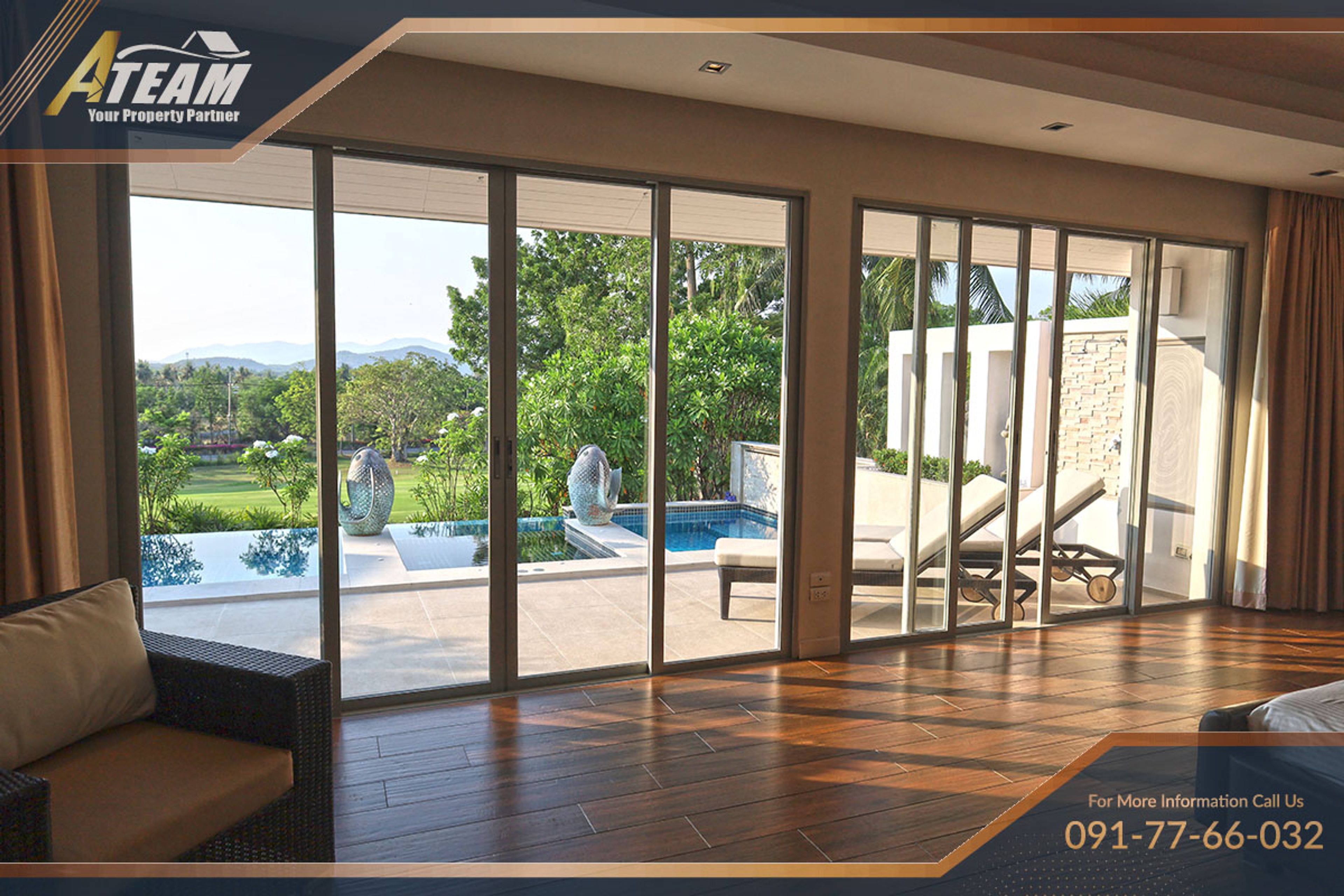 Unique Design  5 Bedroom Villa with stunning  golf view at Palm Hills thumbnail 41