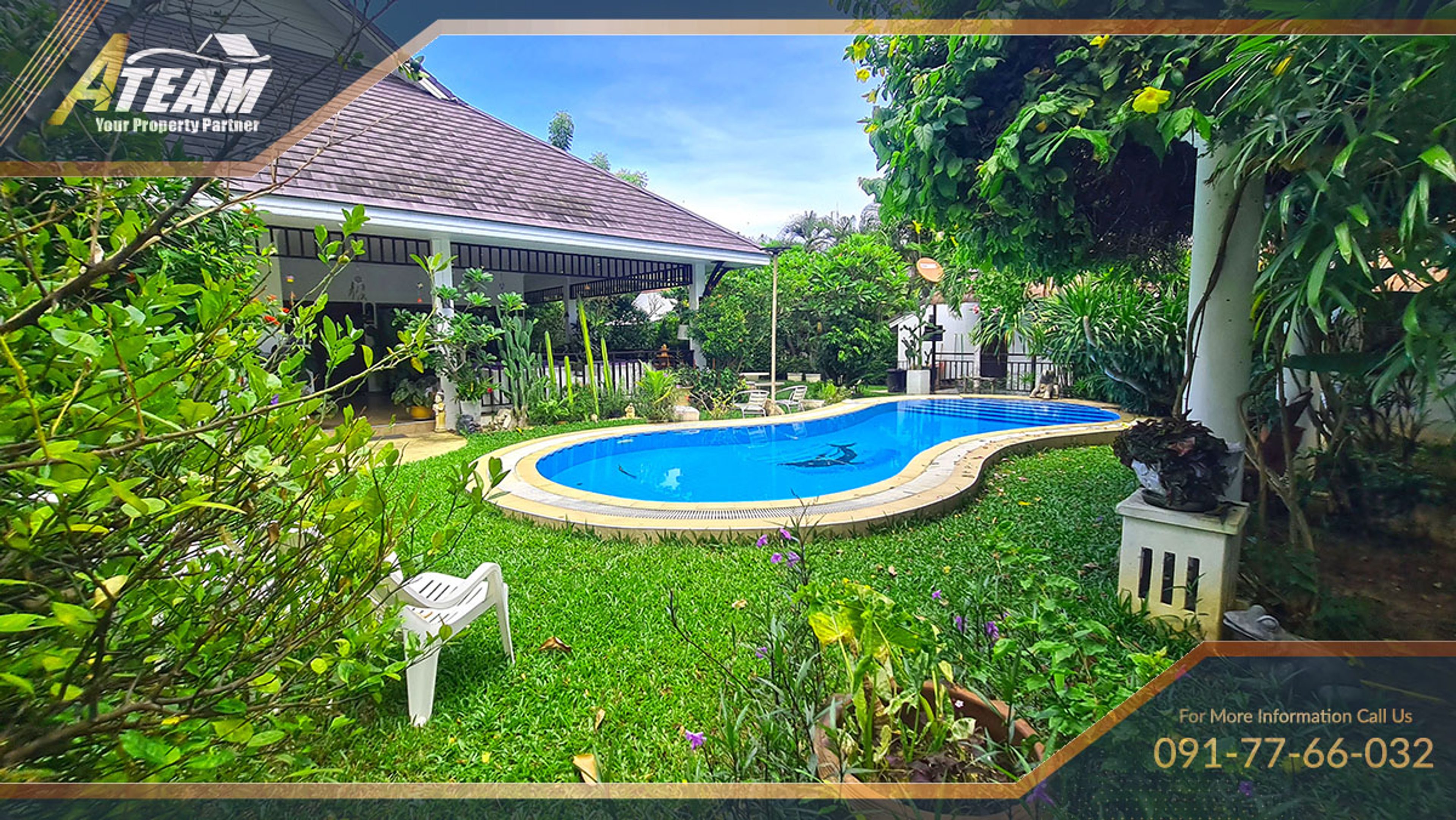 Garden Lover’s Paradise in The Heights II, Khao Tao for rent 