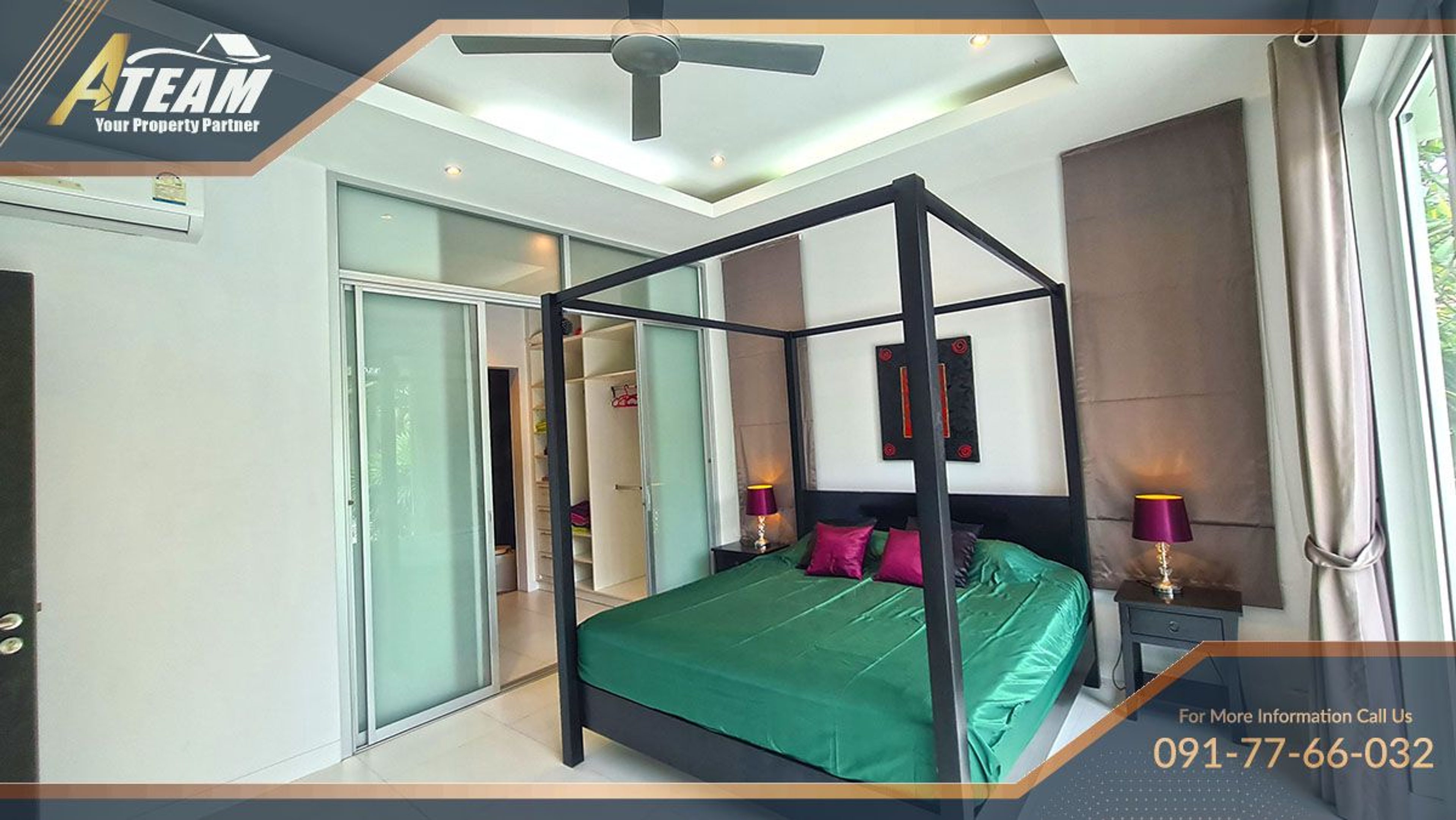 Modern Red Mountain House for Rent with 1 Office Room | 47,000 THB/Month thumbnail 17