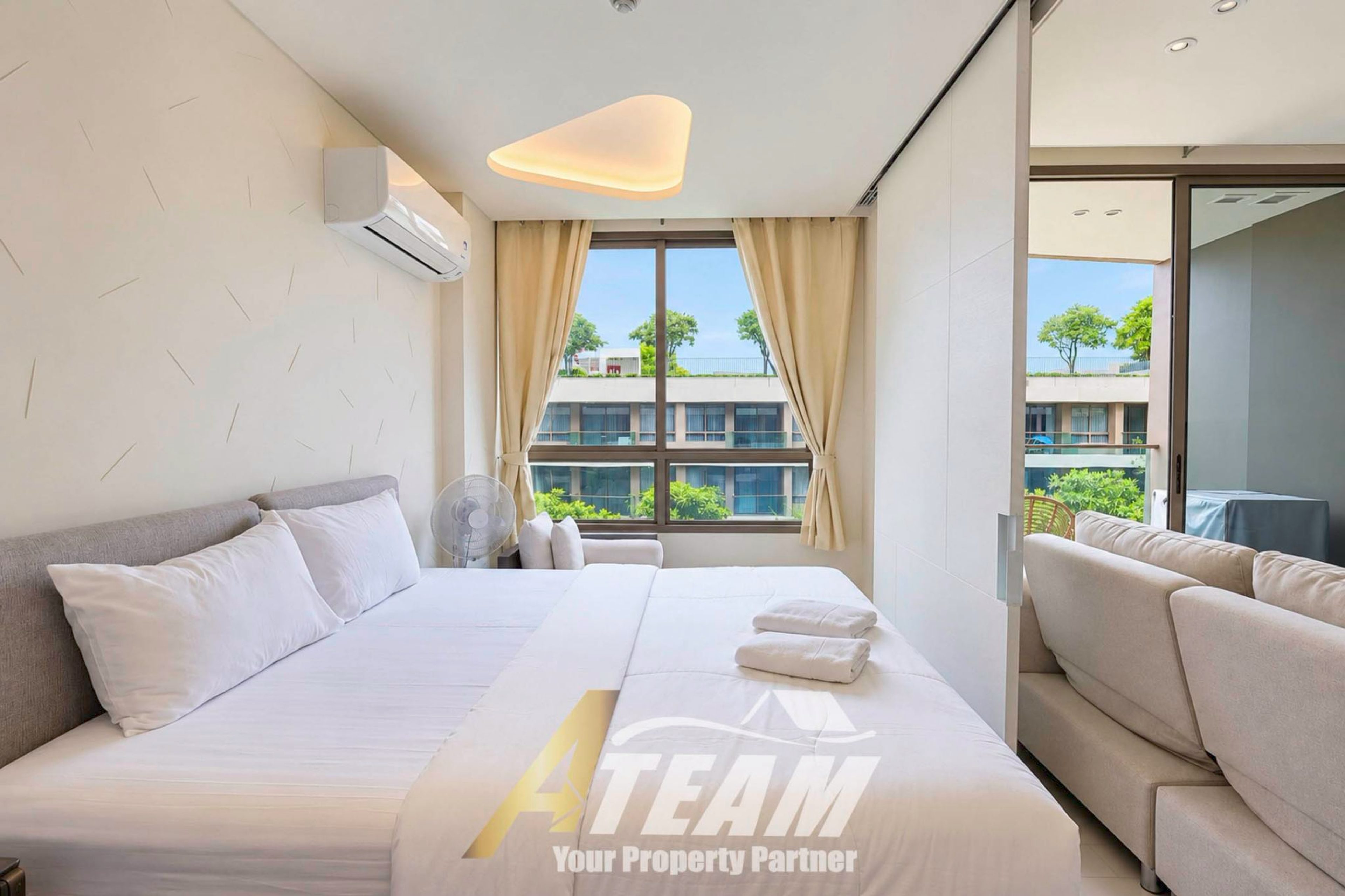 Modern 1-Bedroom Pool View Condo for Rent at Veranda Residence Hua Hin, thumbnail 9