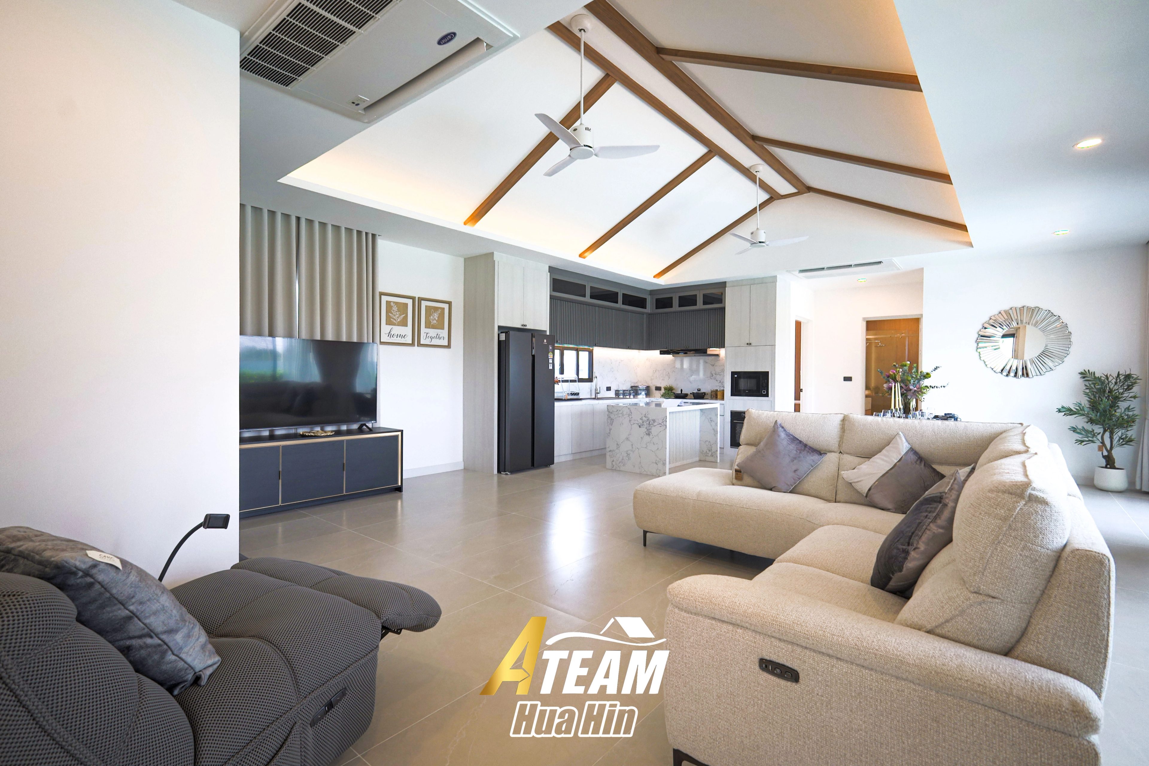 Modern 3-Bedroom Pool Villa at La Vallee Raintree Residence, Thap Tai thumbnail 8