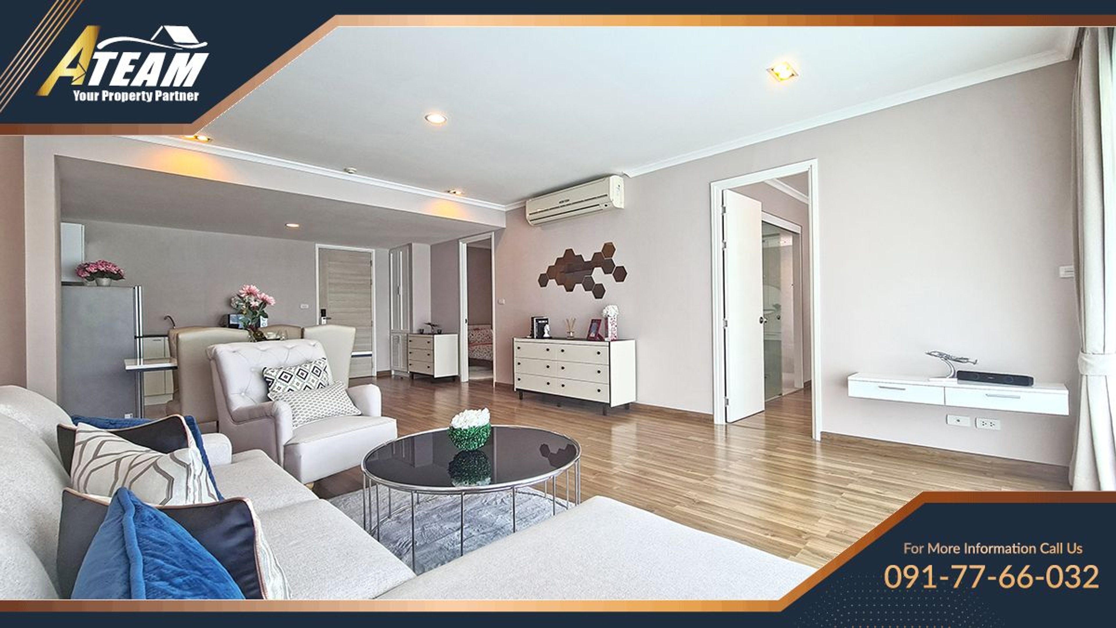 2 Bedrooms 2 Bathrooms (Extra Corner) | 92.6 sqm | Garden View
