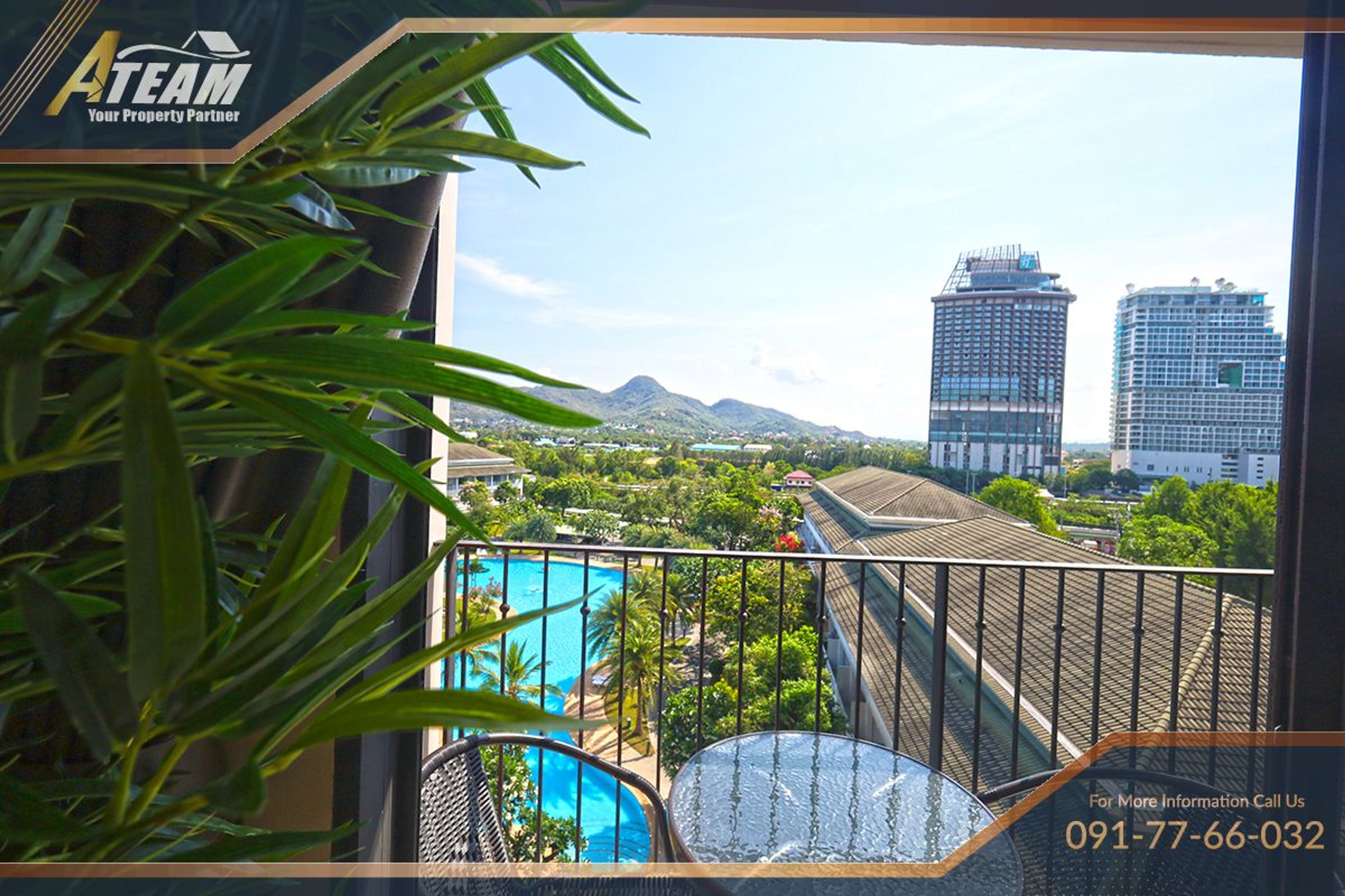 Best view top floor exlusive 1 bedroom in Cabanas Hua hin thumbnail 25