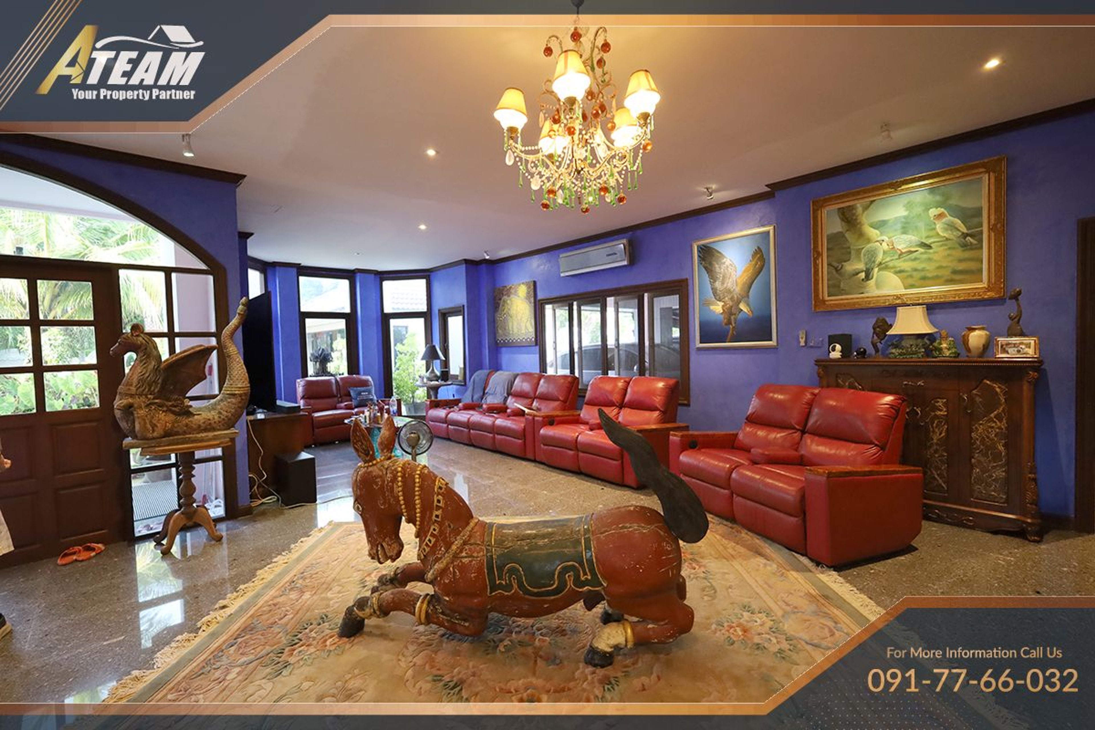 Unique Mansion on 1 Rai with incredible tropical  garden thumbnail 39