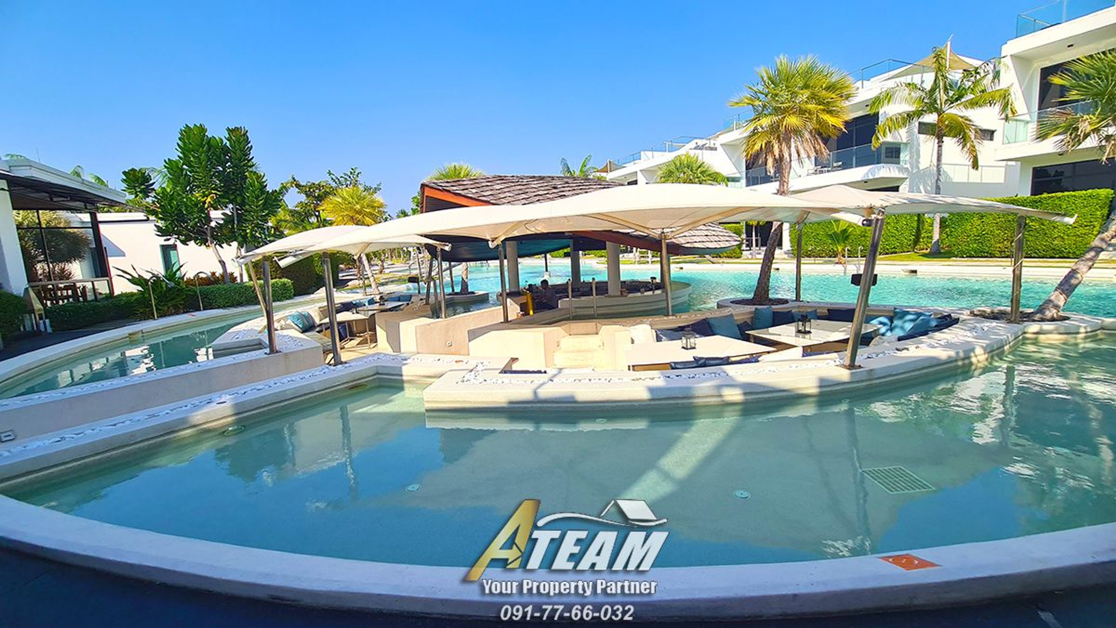 Modern 3 bedroom pool villa In La Lua resort thumbnail 35