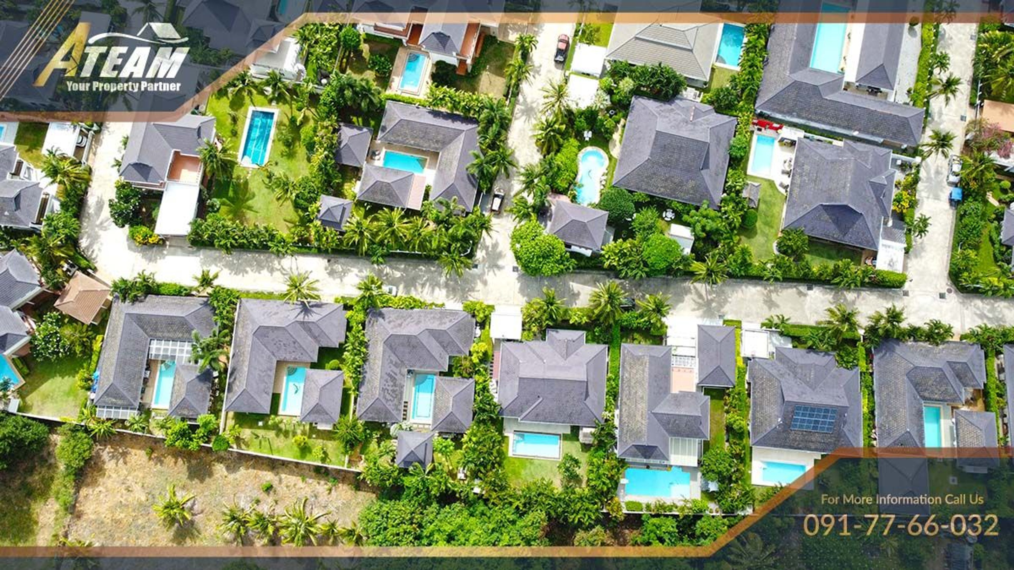 Moutain view 2 story pool villa in the heights 2 Khoa Tao Hua Hin thumbnail 4