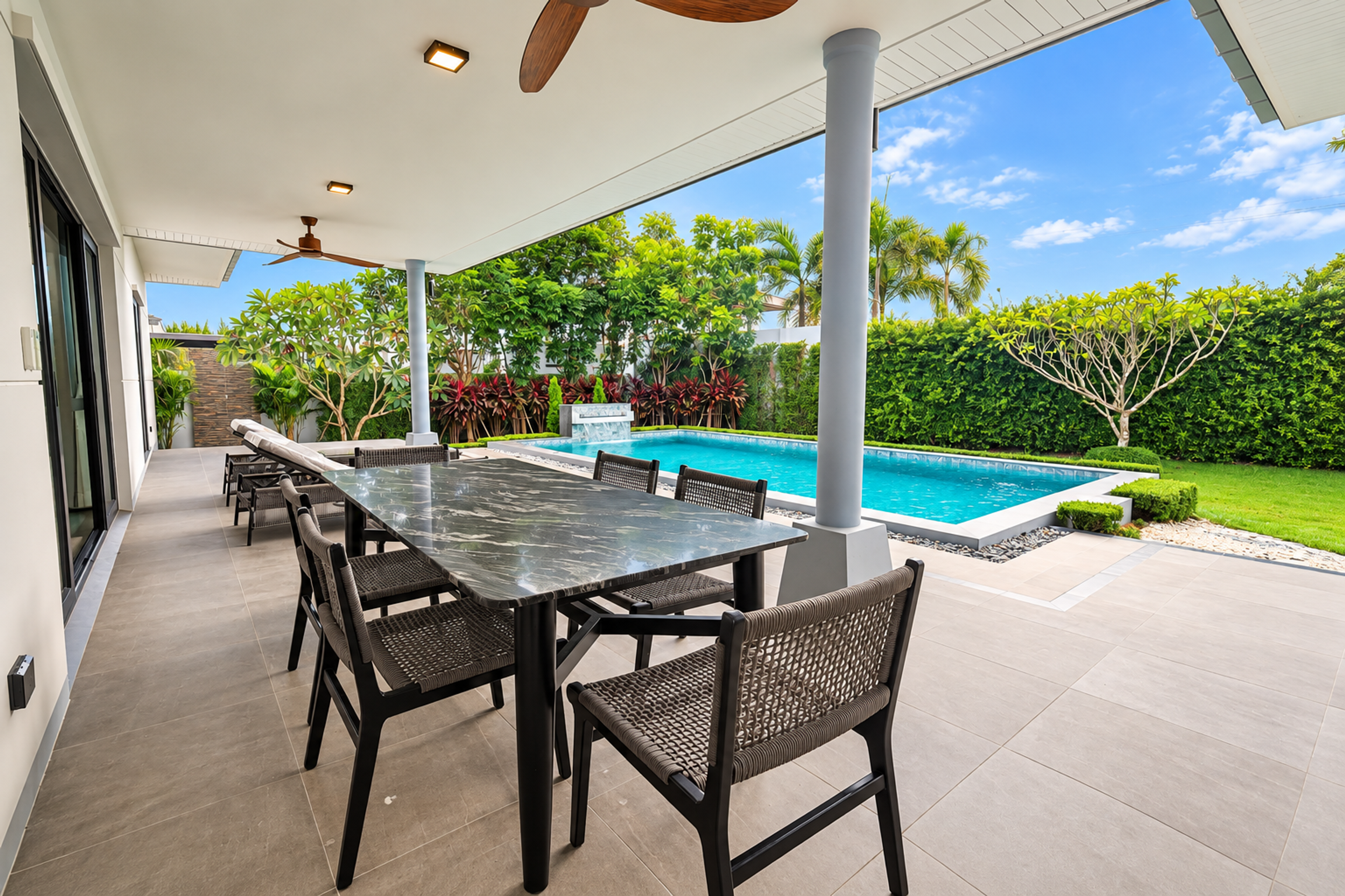 Villa spacieuse de 3 chambres à louer à Nantra Residence Hua Hin – 65 000 THB/mois