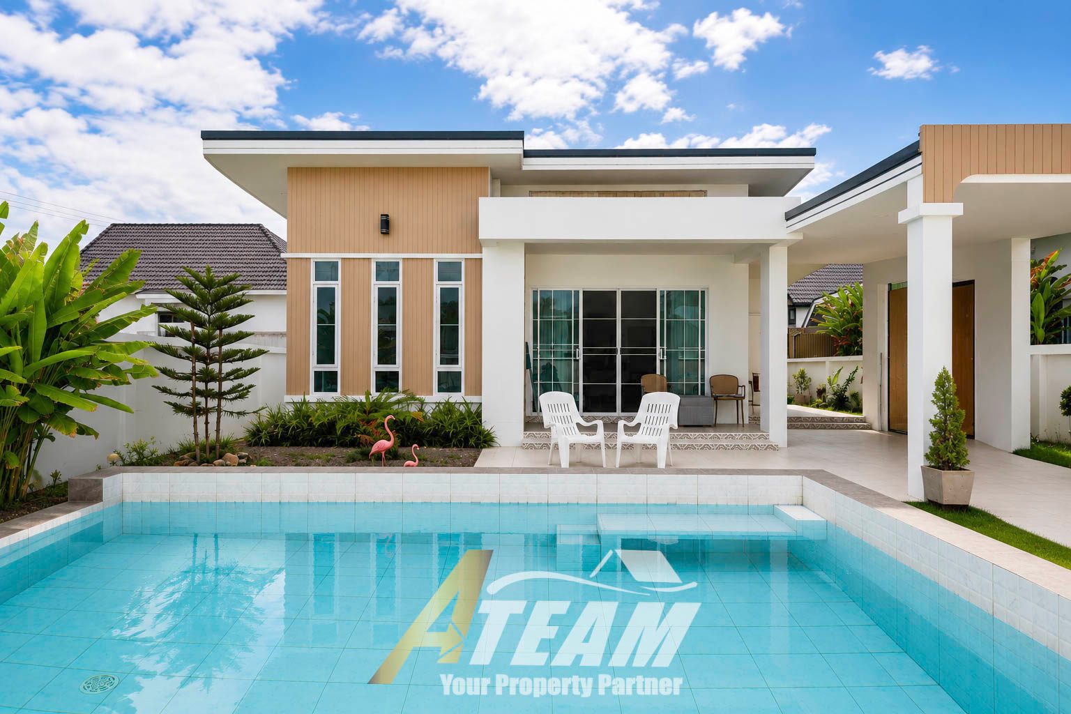 3-Bedroom Private Pool Villa for Sale – ABC Pool Village, Cha-am