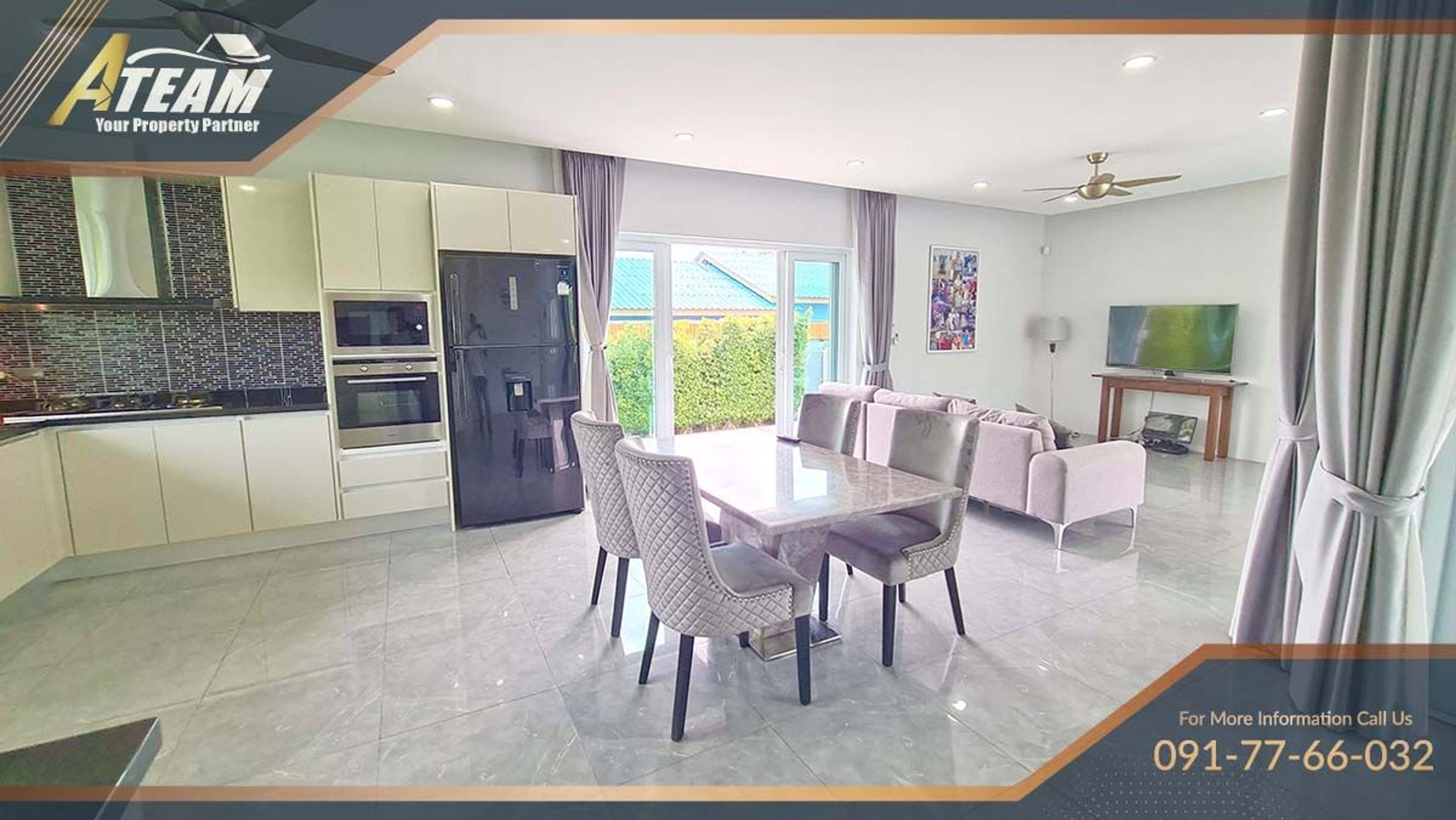 3 bed pool villa with mountain view Khao Tao, Hua Hin thumbnail 16