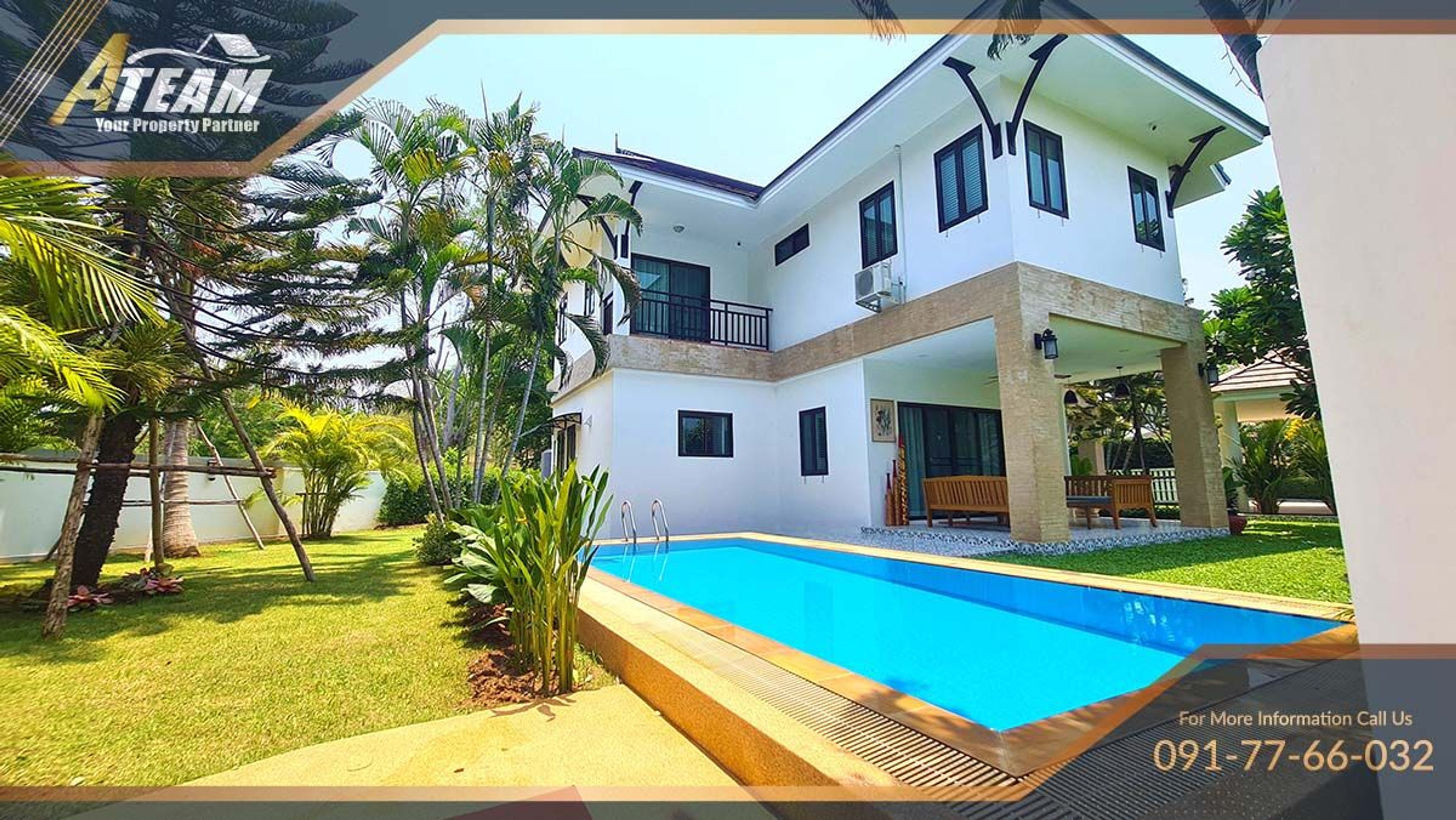 Beautifully renovated Contemporary corner plot house in Khao Tao thumbnail 2