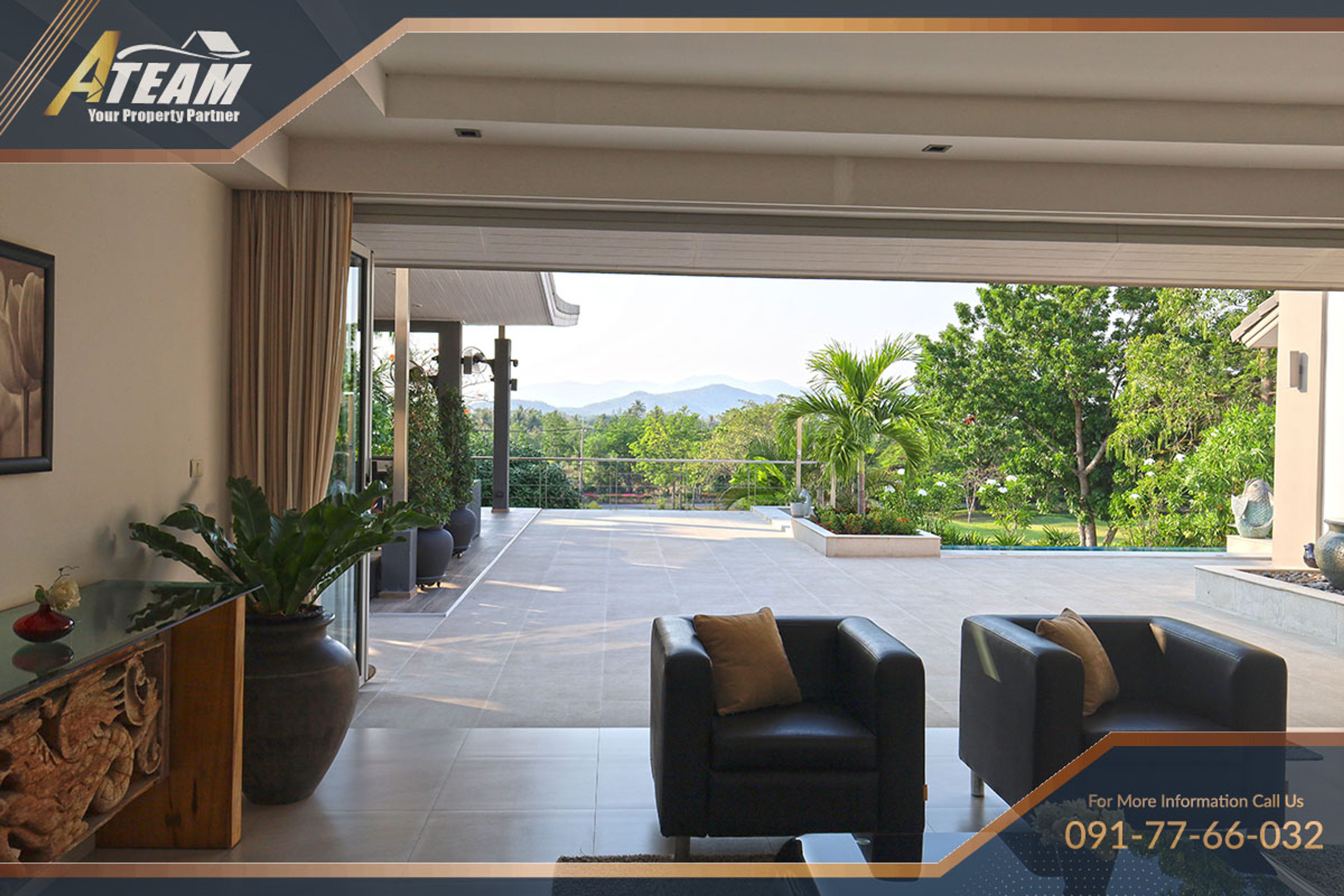 Unique Design  5 Bedroom Villa with stunning  golf view at Palm Hills thumbnail 24