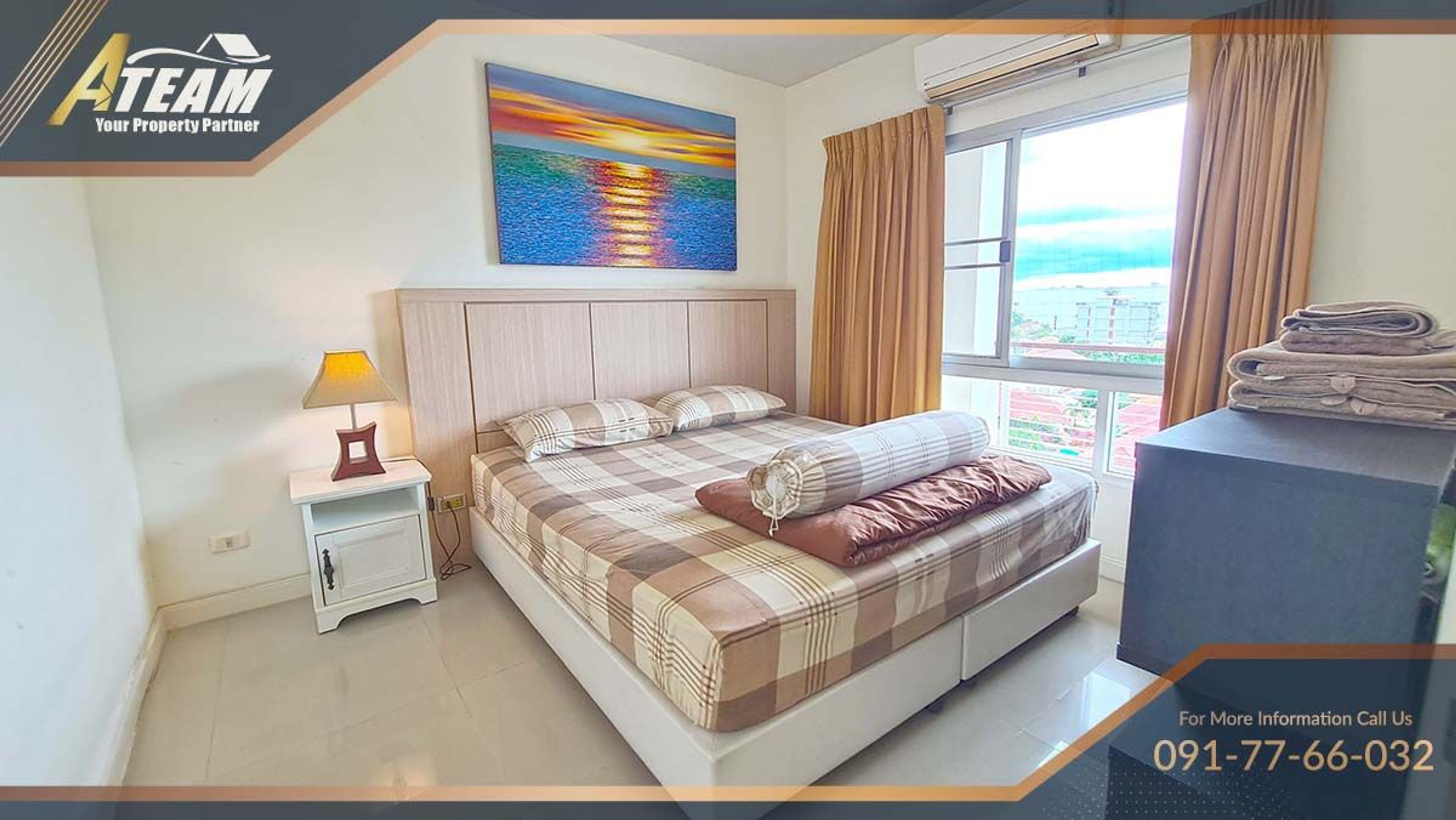 1 bedroom sea view 43 SQM condo in Flamme tree right City center thumbnail 10