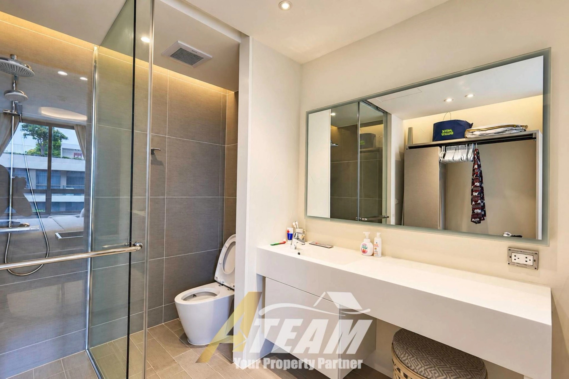 Appartement moderne 1 chambre avec vue sur piscine à louer à la résidence Veranda de Hua Hin