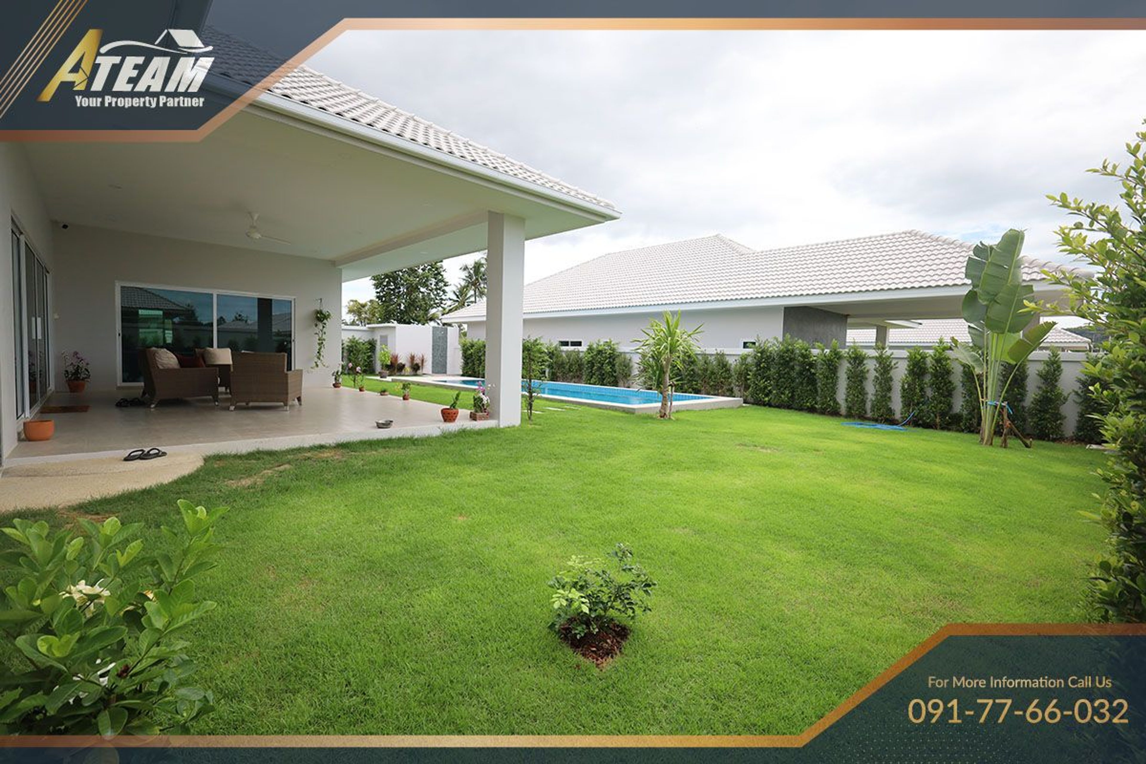 For rent 3-Bedroom Pool Villa  – Fully Furnished | Soi 112 thumbnail 4