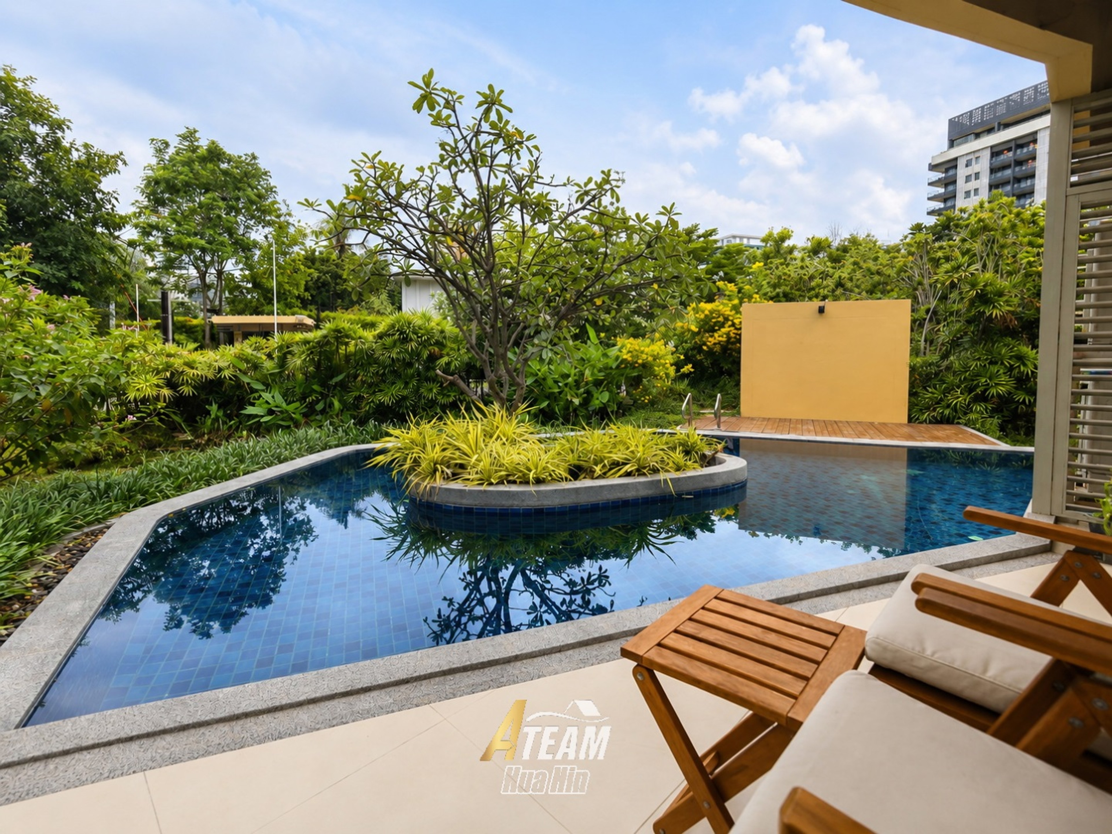 Appartement de 2 chambres avec accès à la piscine à Baan Thew Talay Aqua Marine, Cha-Am