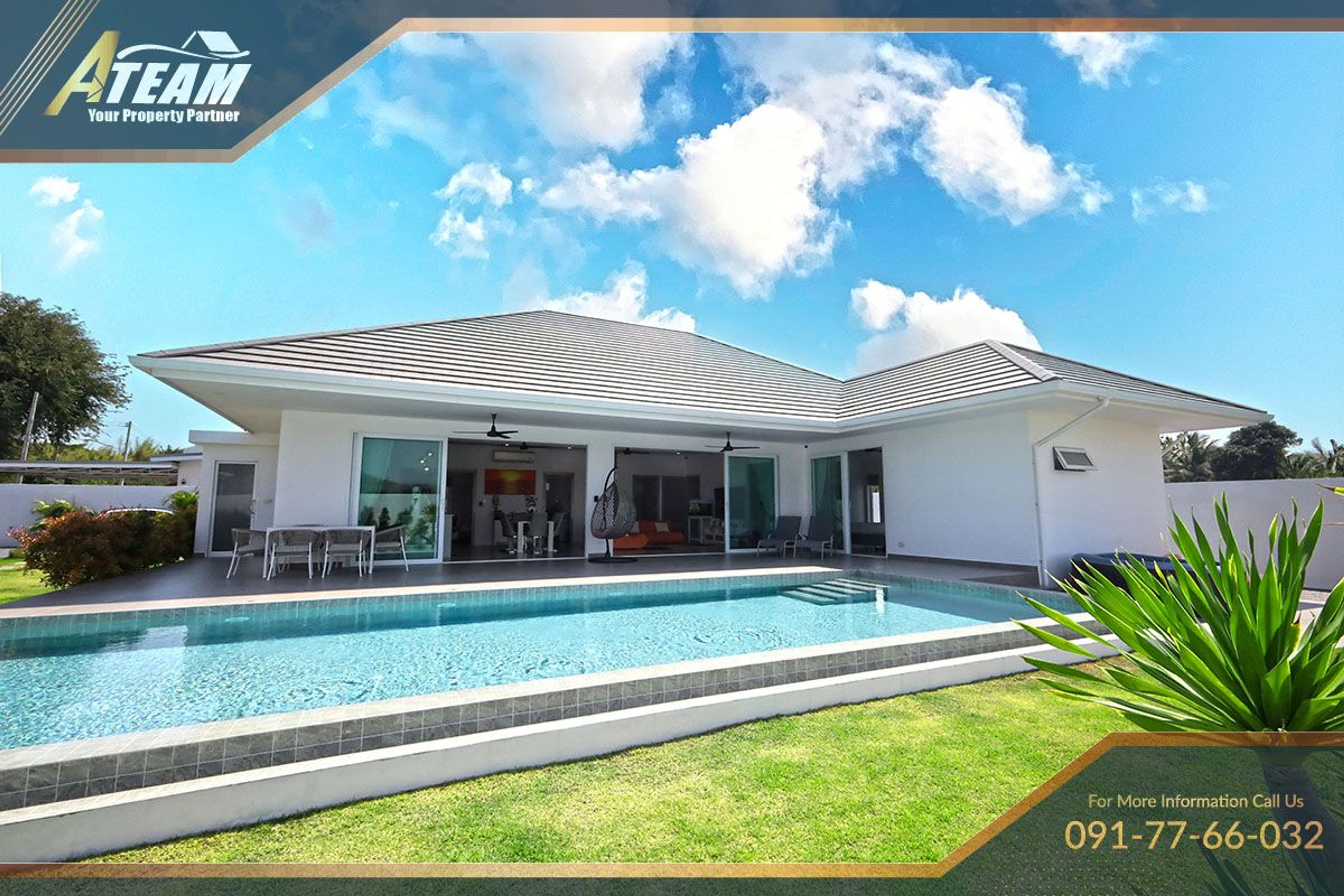 Stunning 4-Bedroom Villa in Hin Lek Fai, Hua Hin thumbnail 2