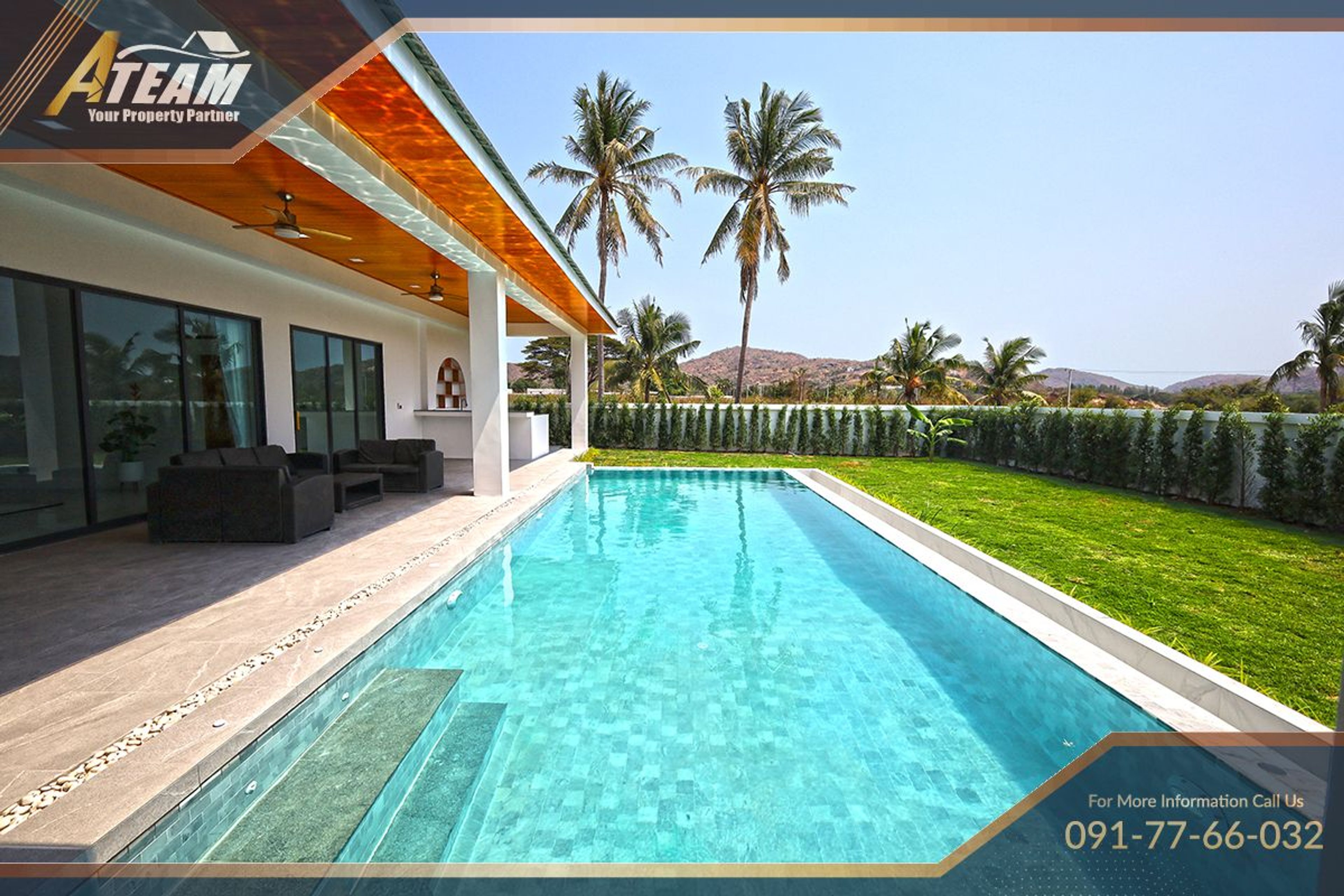 Stunning 4-Bedroom Villa with Panoramic Mountain Views - Soi 112 thumbnail 9