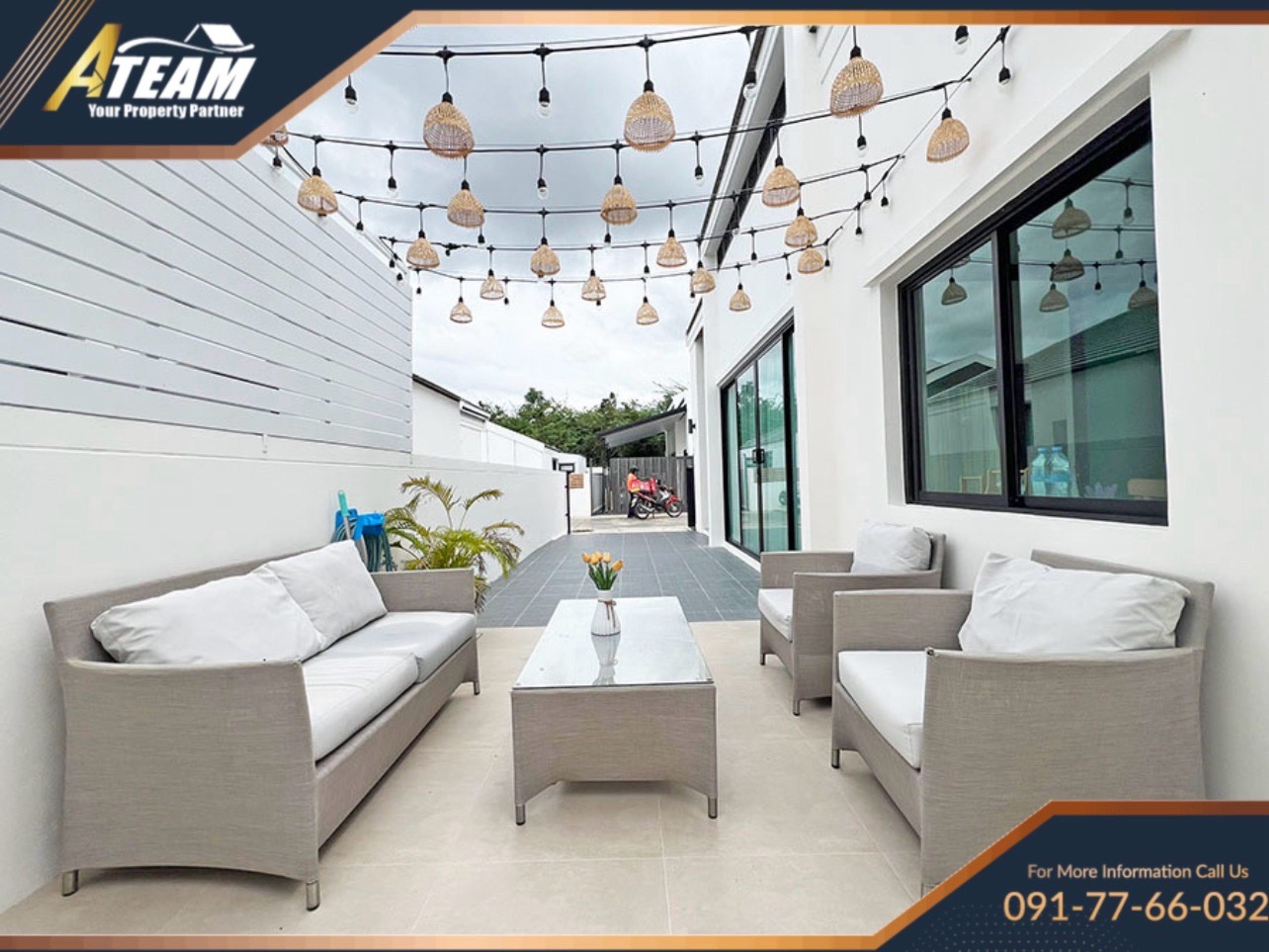 For rent Villa Bali, Soi 88 2 bedroom 2 bathroom 1 office room  thumbnail 2