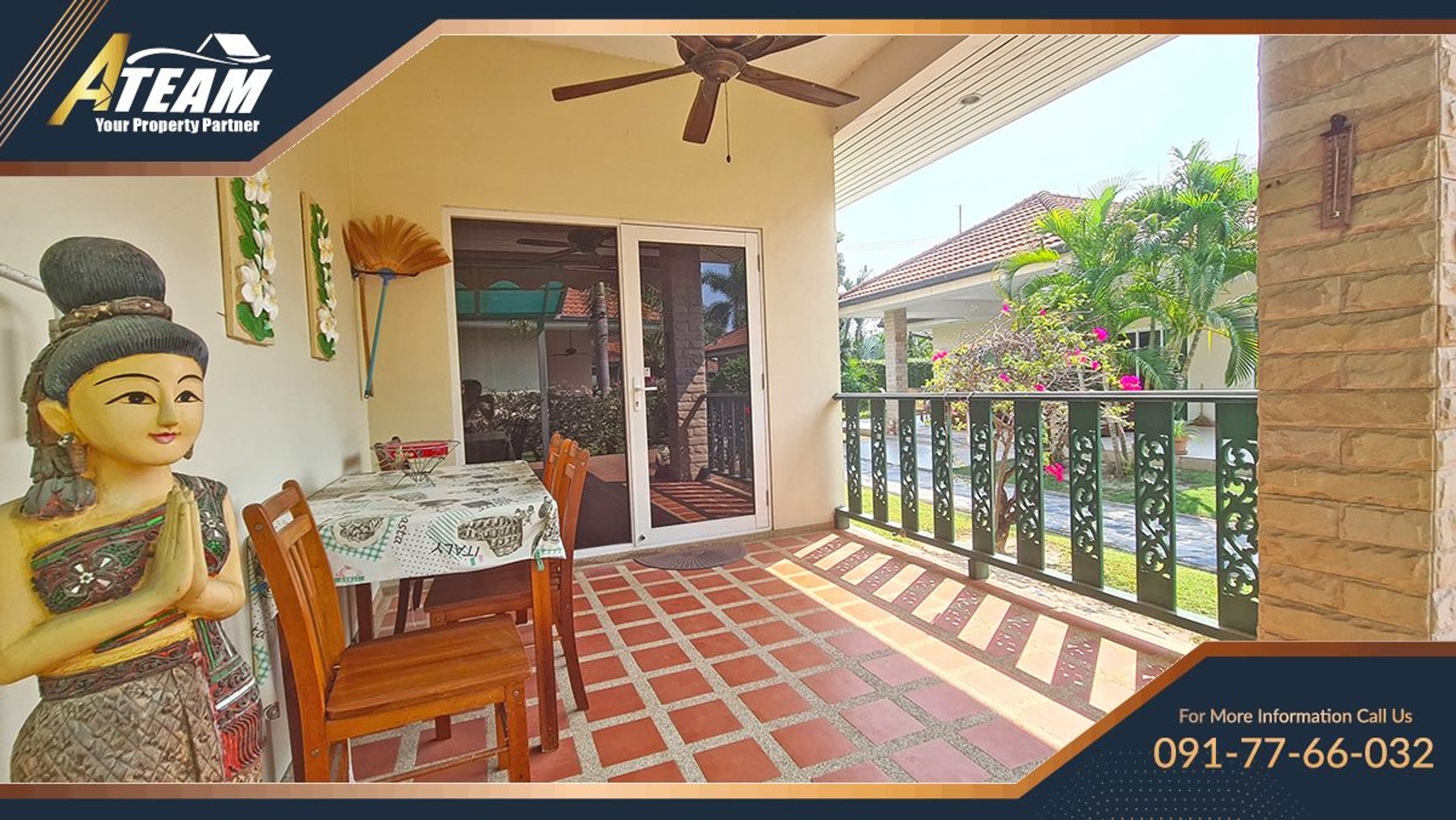 A Lovely Cozy Tropical in Pineapple Village Hin Lek Fai thumbnail 5