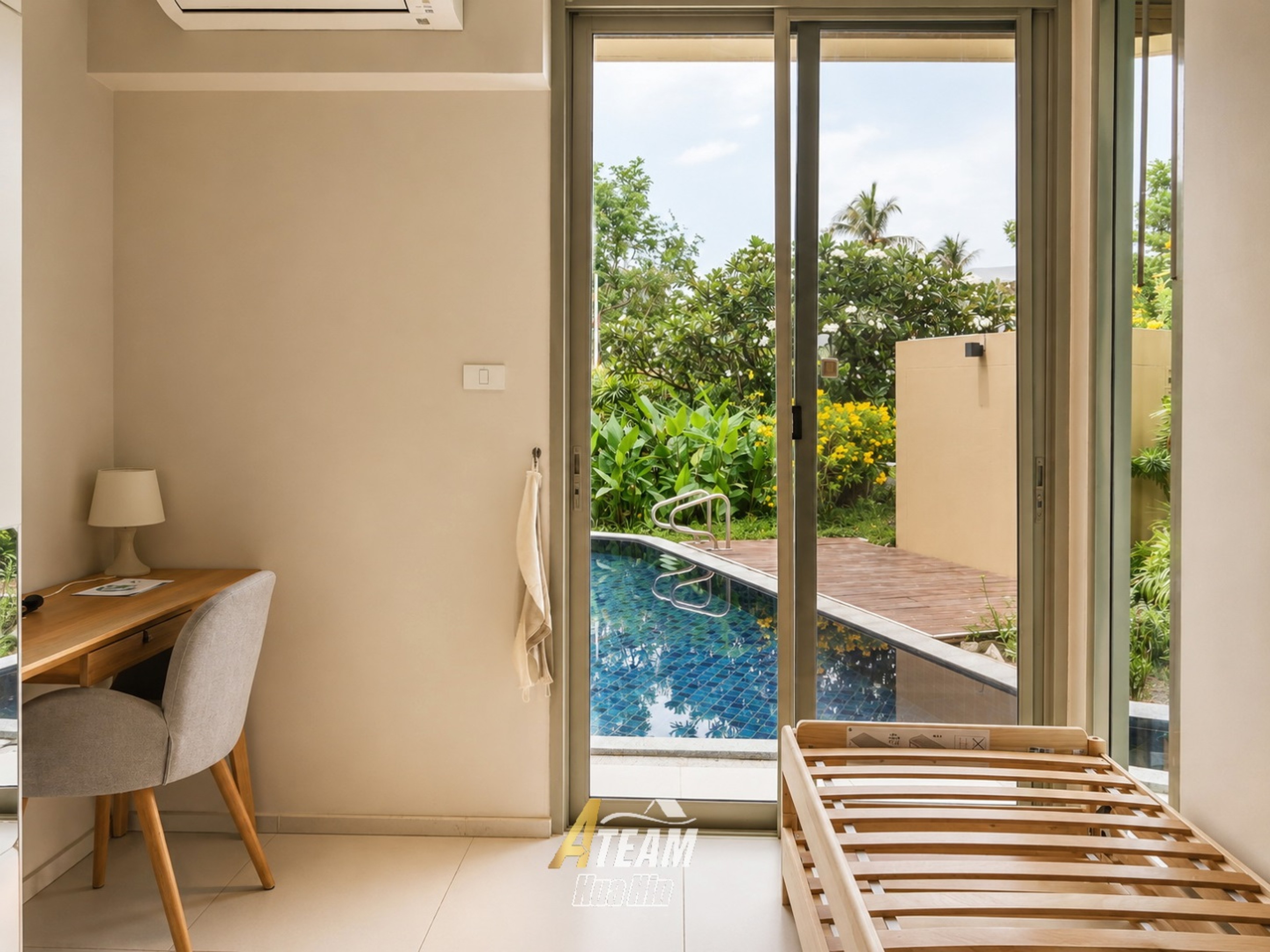 Appartement de 2 chambres avec accès à la piscine à Baan Thew Talay Aqua Marine, Cha-Am