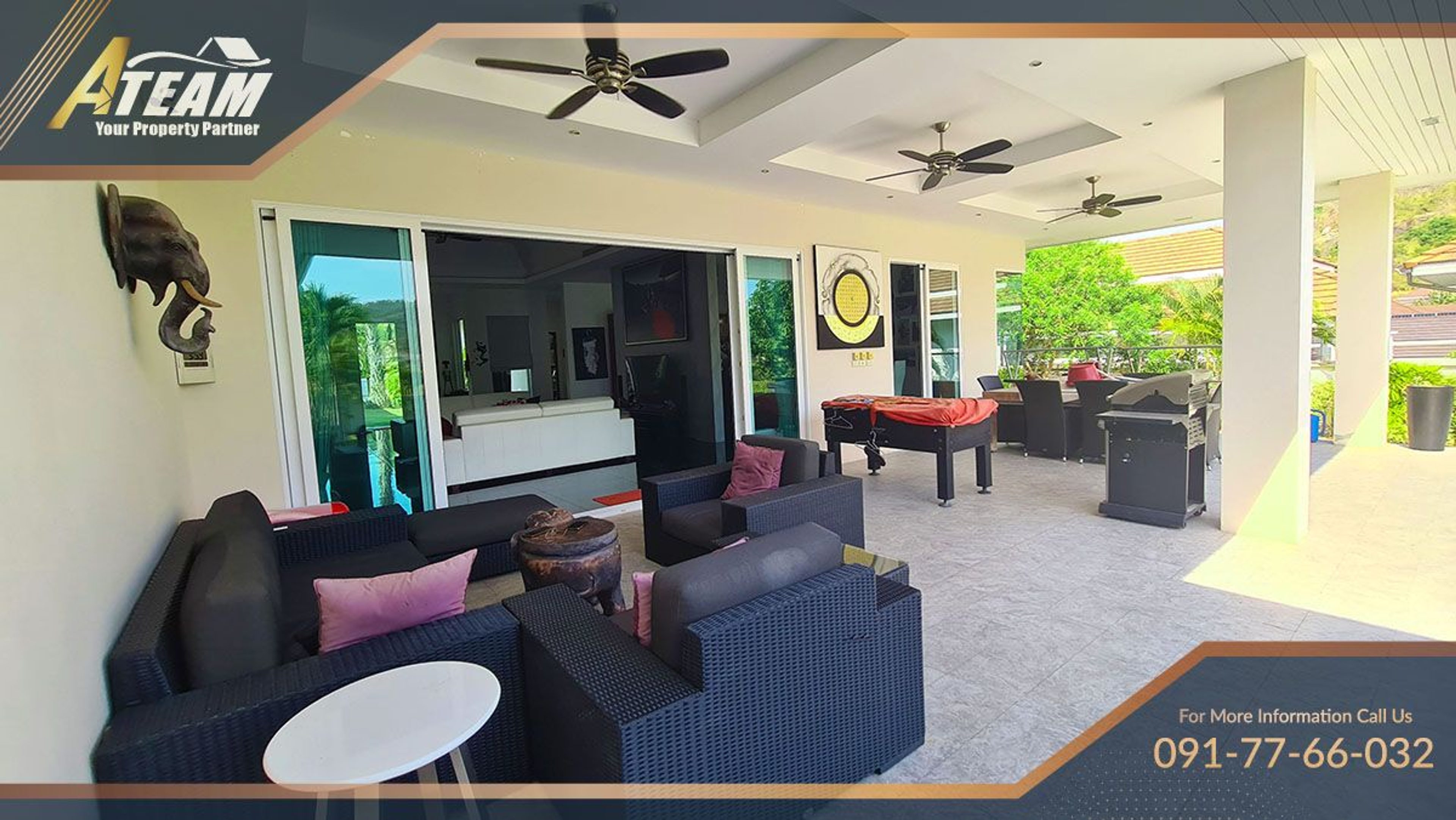 380 sqm, 3 Bedroom 3 Bathroom Poolvilla at Red Mountain Waterside, Hua thumbnail 37