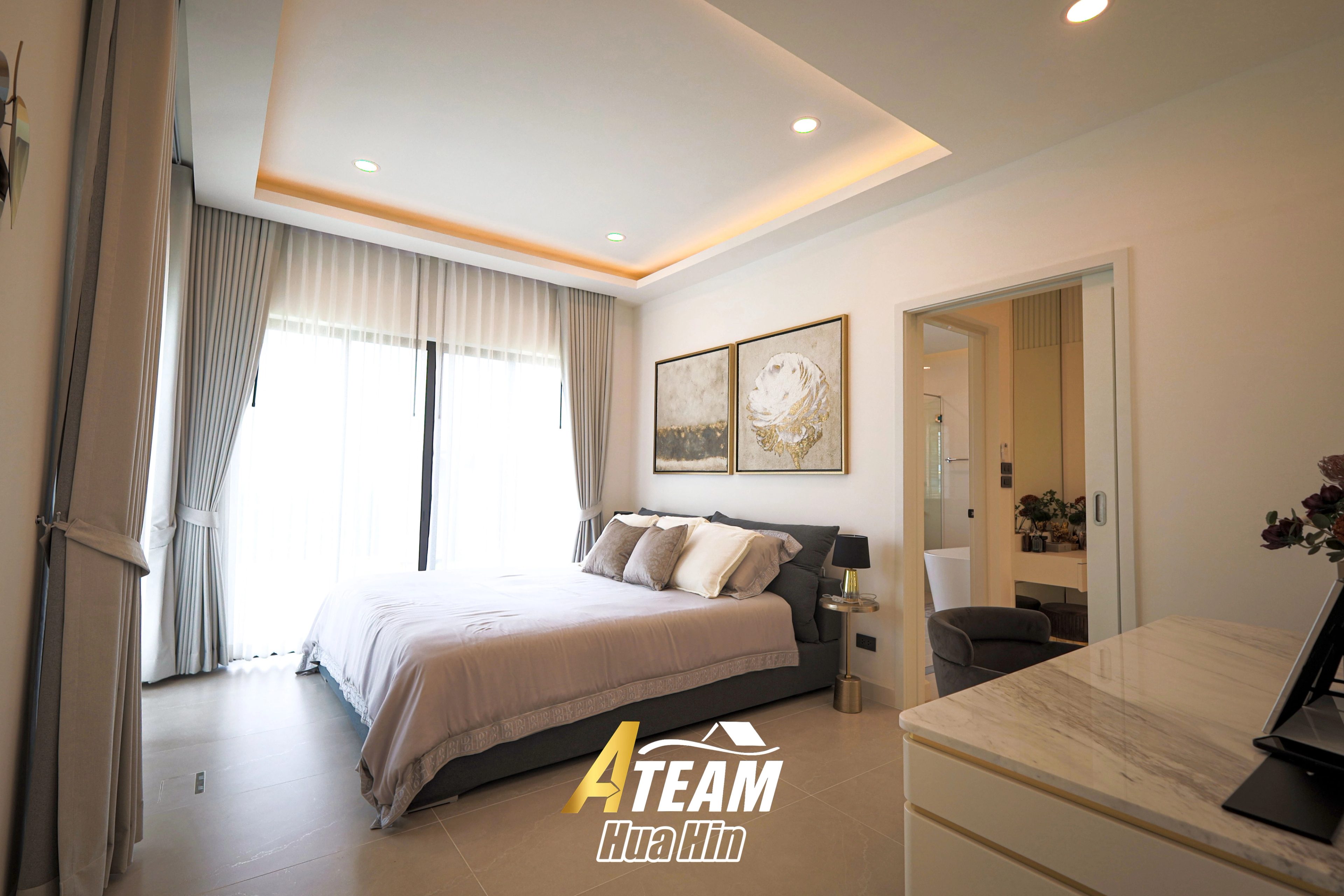 Modern 3-Bedroom Pool Villa at La Vallee Raintree Residence, Thap Tai thumbnail 22