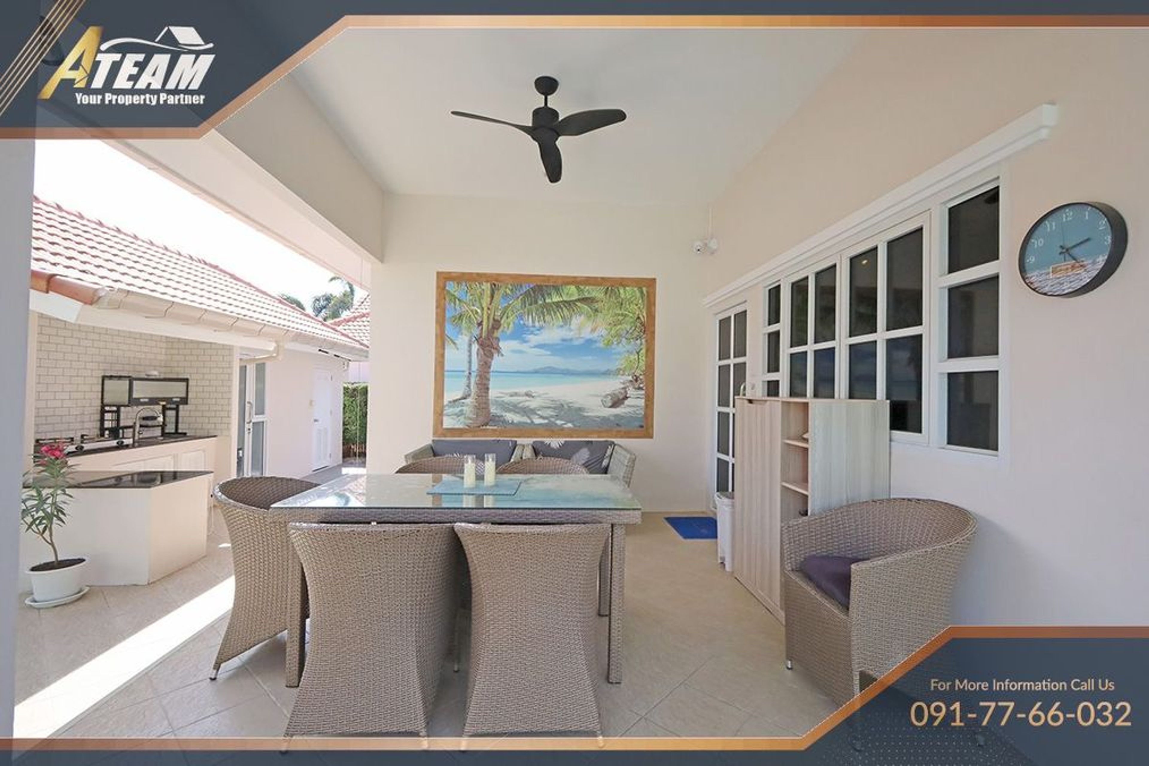 Tropical Poolvilla super close to the golf course thumbnail 17