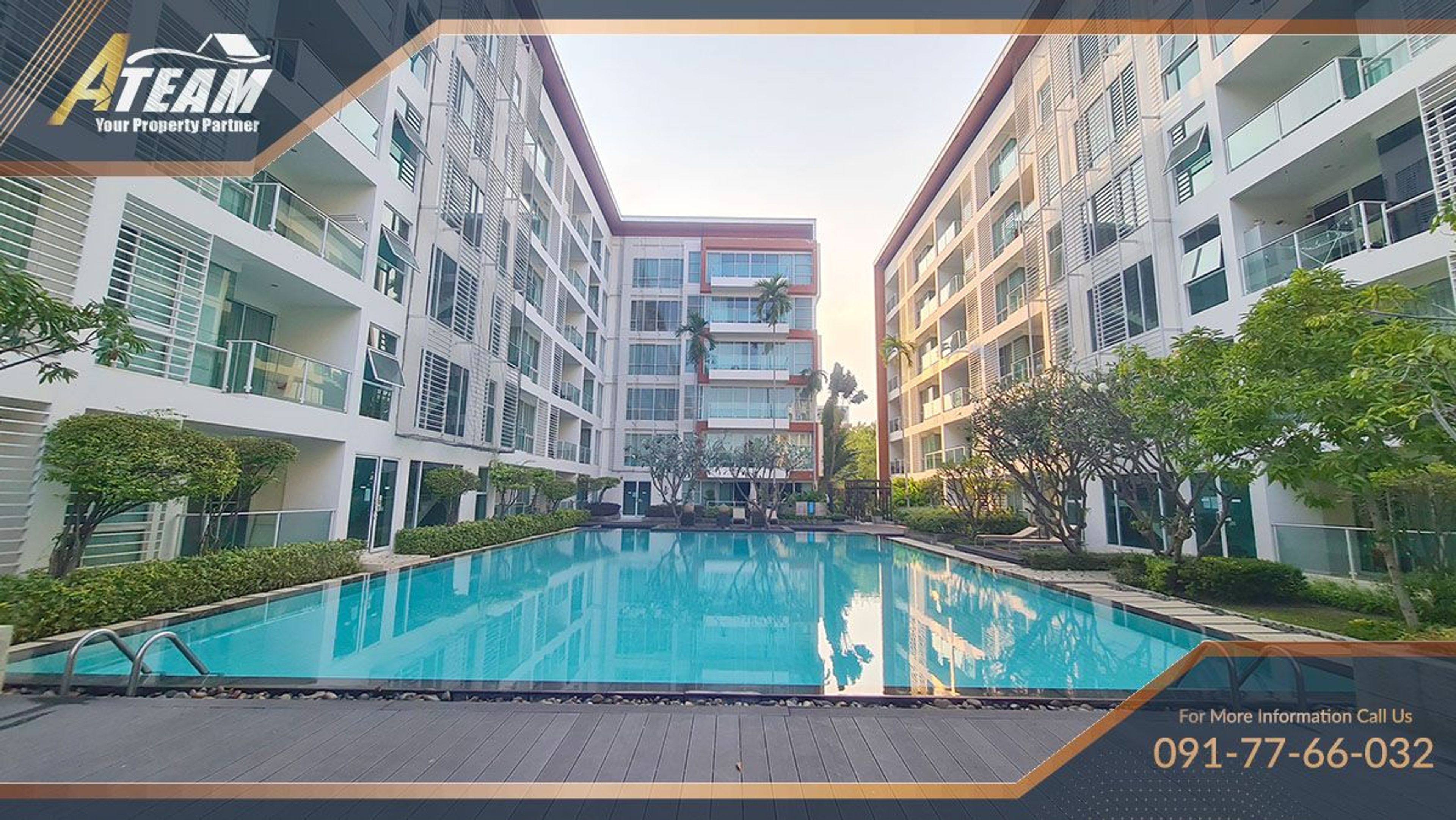 Modern 2-Bedroom Condo for Sale at The Breeze Hua Hin – 6.5M THB Top F