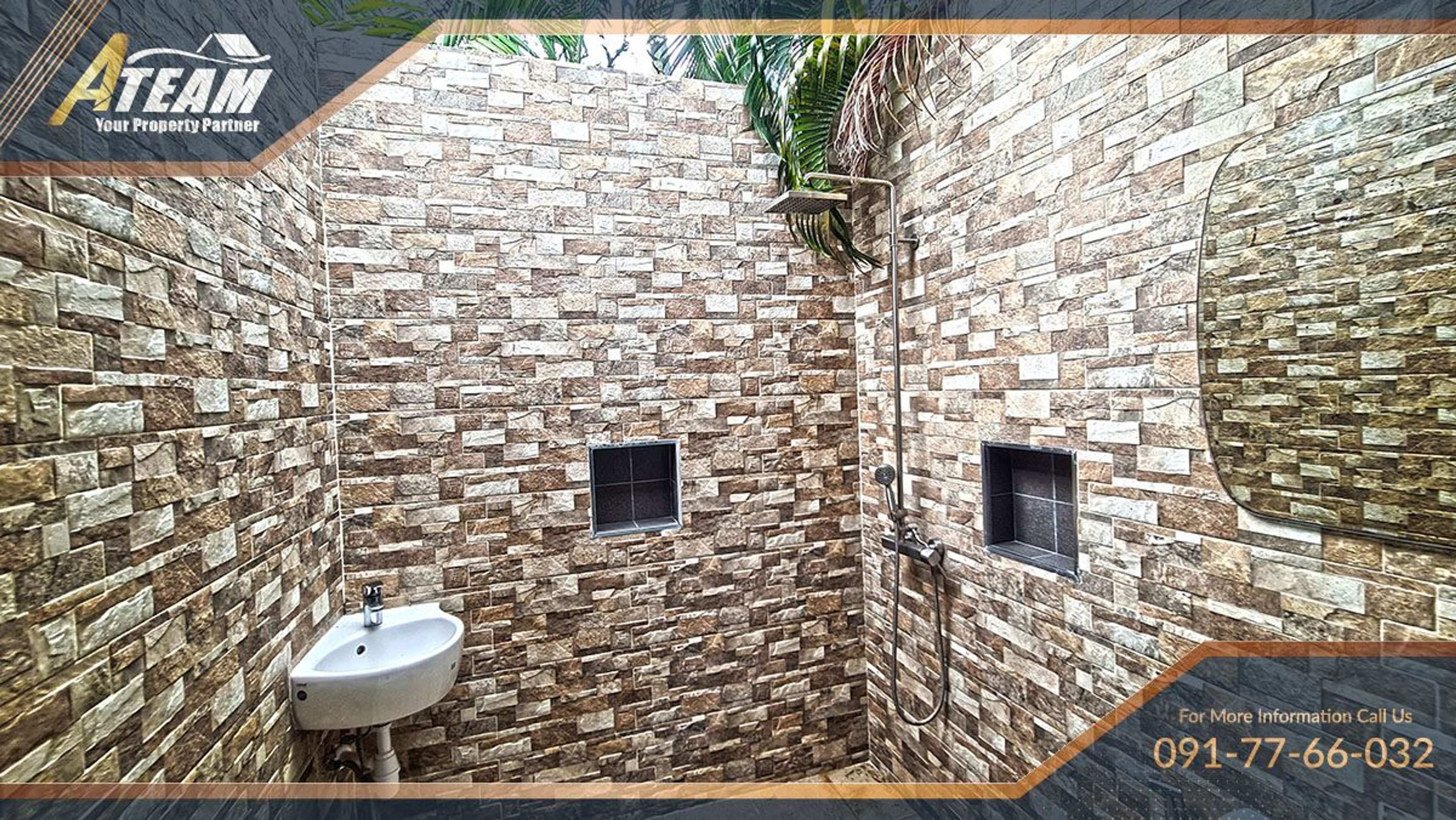 Modern Red Mountain House for Rent with 1 Office Room | 47,000 THB/Month thumbnail 24
