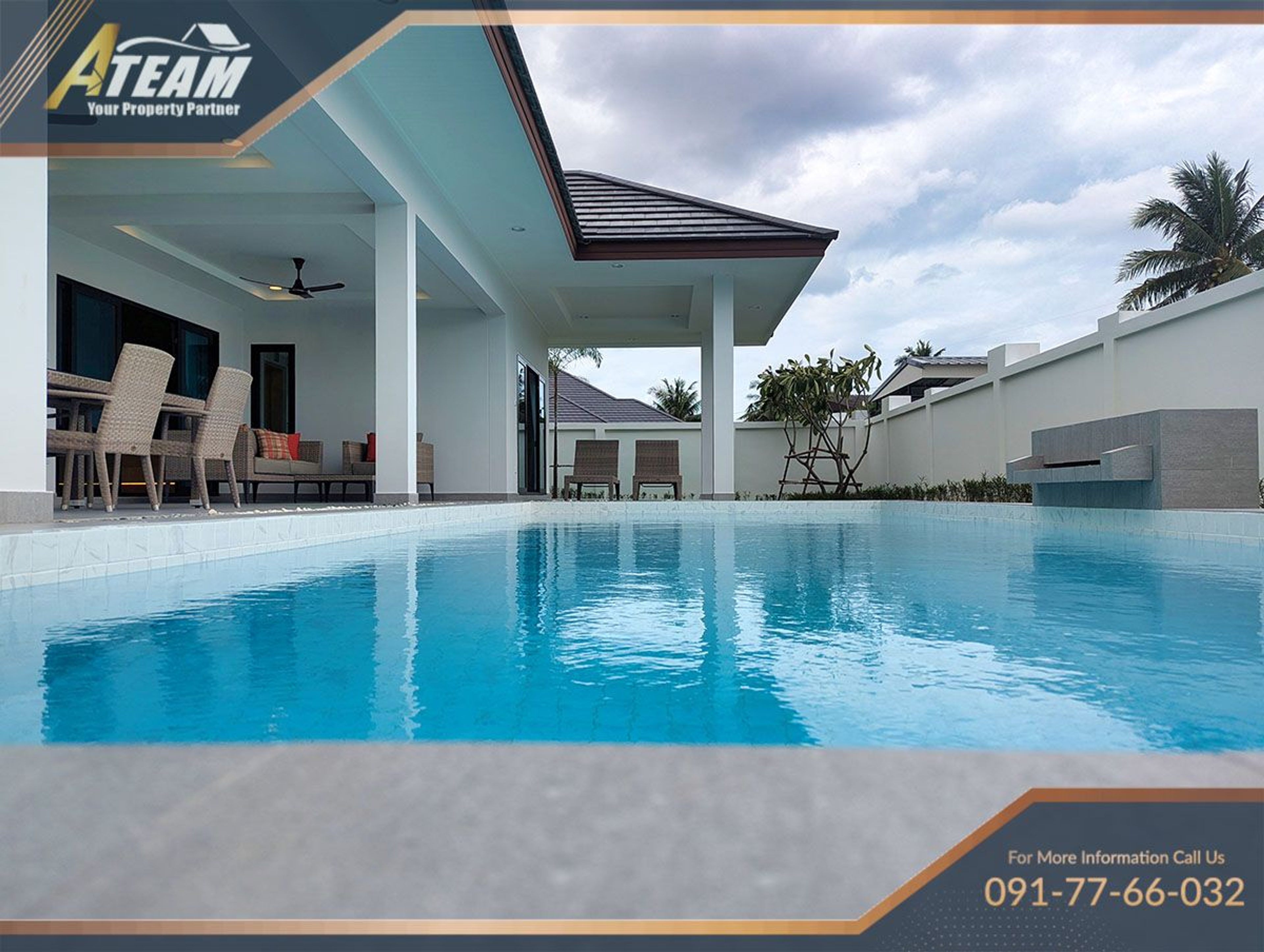 Modern 3 Bed 2 Bath  Pool Villa in convientient location (Type B)  thumbnail 2