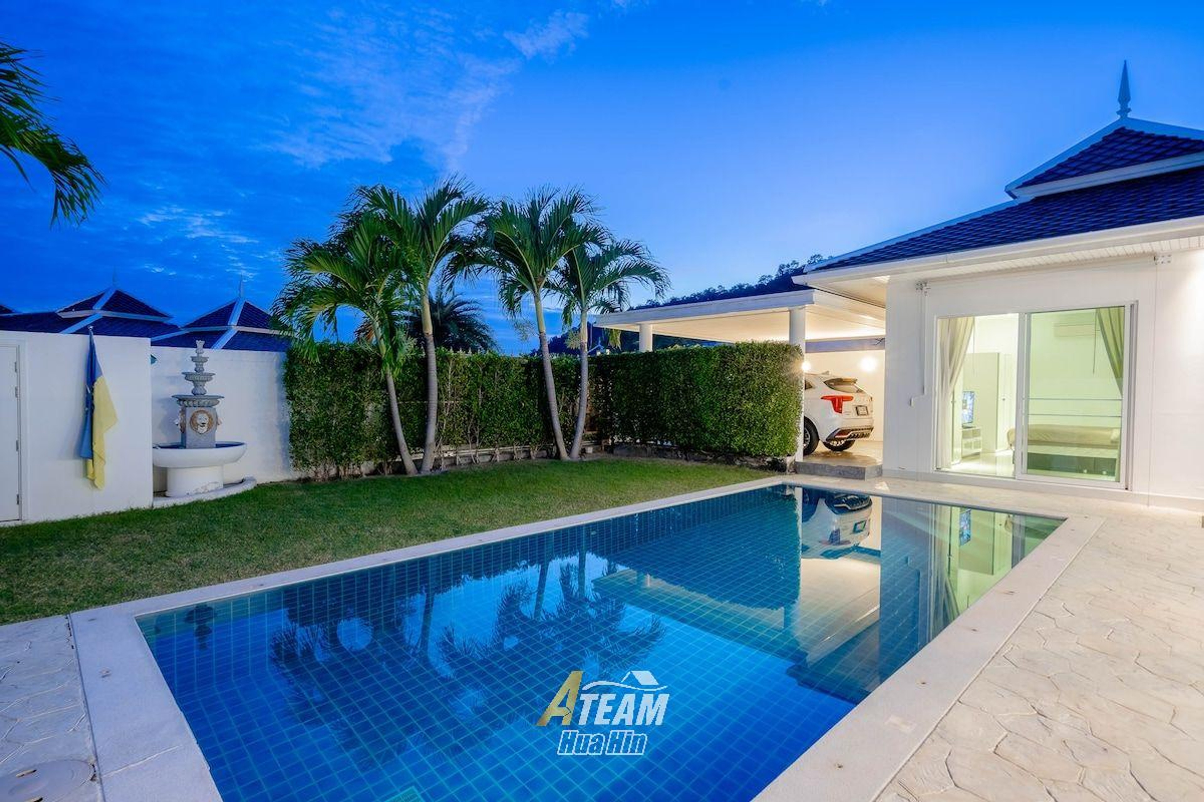 Luxury 3-Bedroom Pool Villa for Sale at Falcon Hill, Soi 102