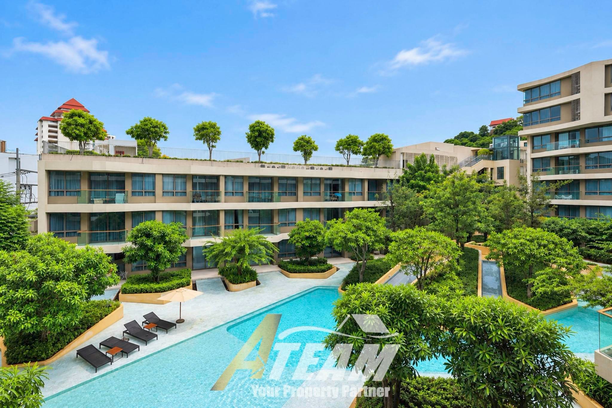 Modern 1-Bedroom Pool View Condo for Rent at Veranda Residence Hua Hin