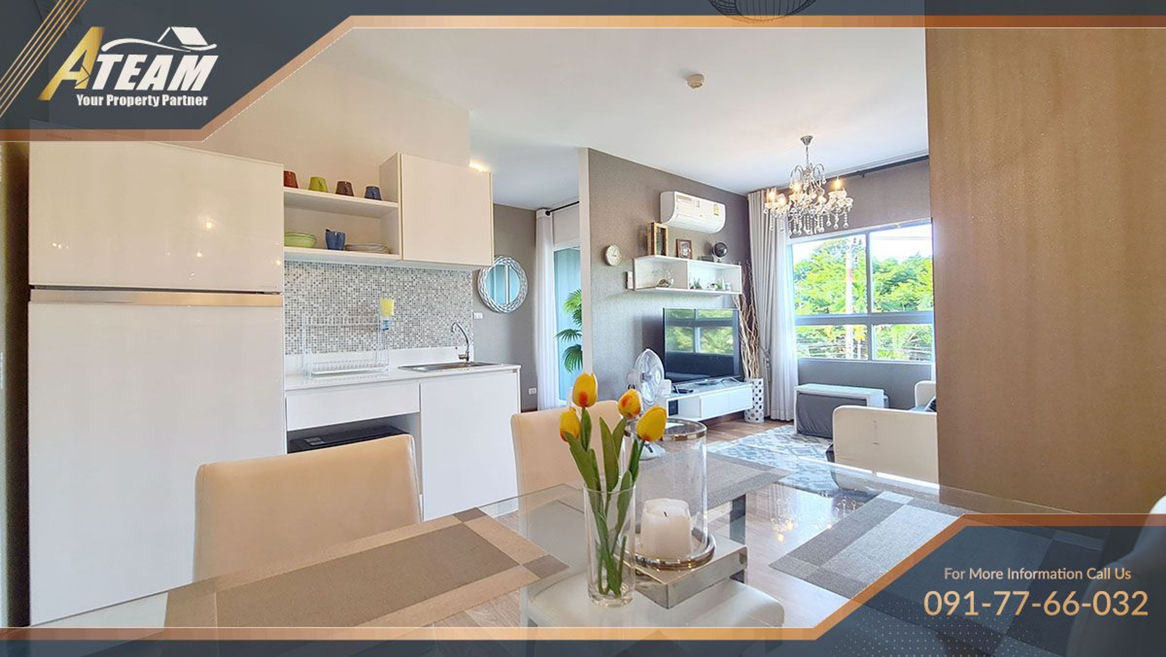 Apartment / Condo For Rent - - 2 Bedrooms - 2 Bathrooms - Price ฿22,50 thumbnail 3