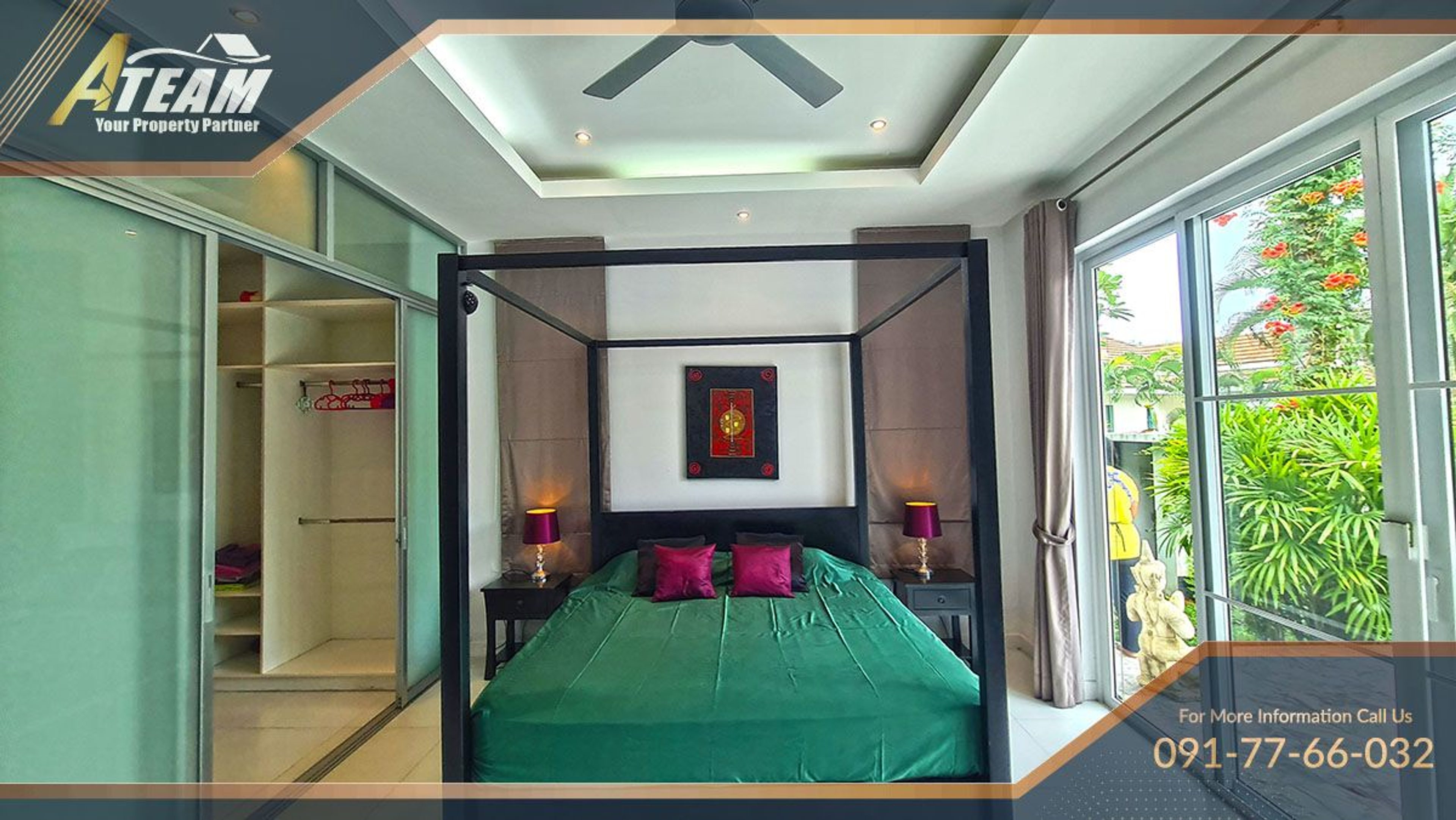 Modern Red Mountain House for Rent with 1 Office Room | 47,000 THB/Month thumbnail 16
