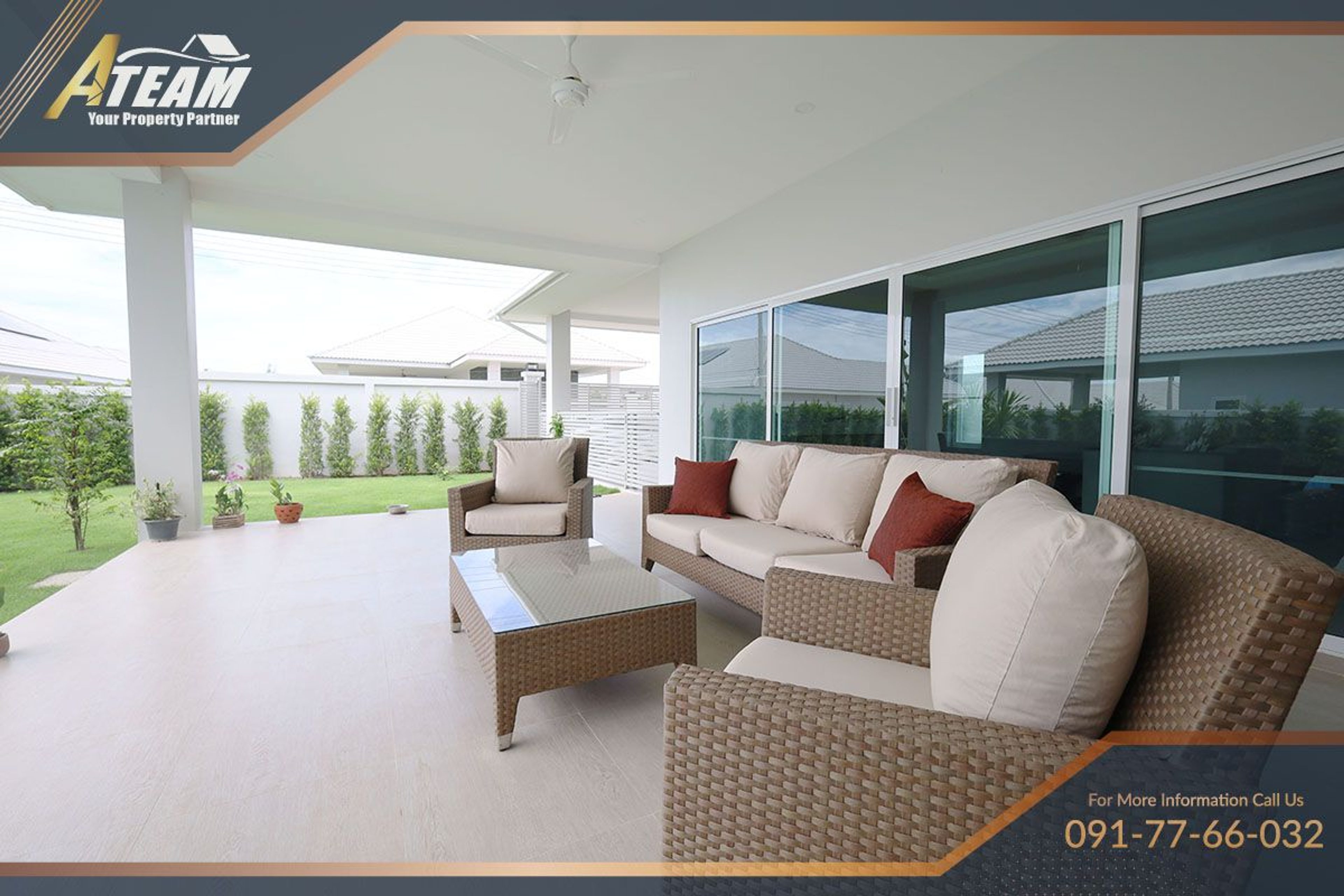 For rent 3-Bedroom Pool Villa  – Fully Furnished | Soi 112 thumbnail 9