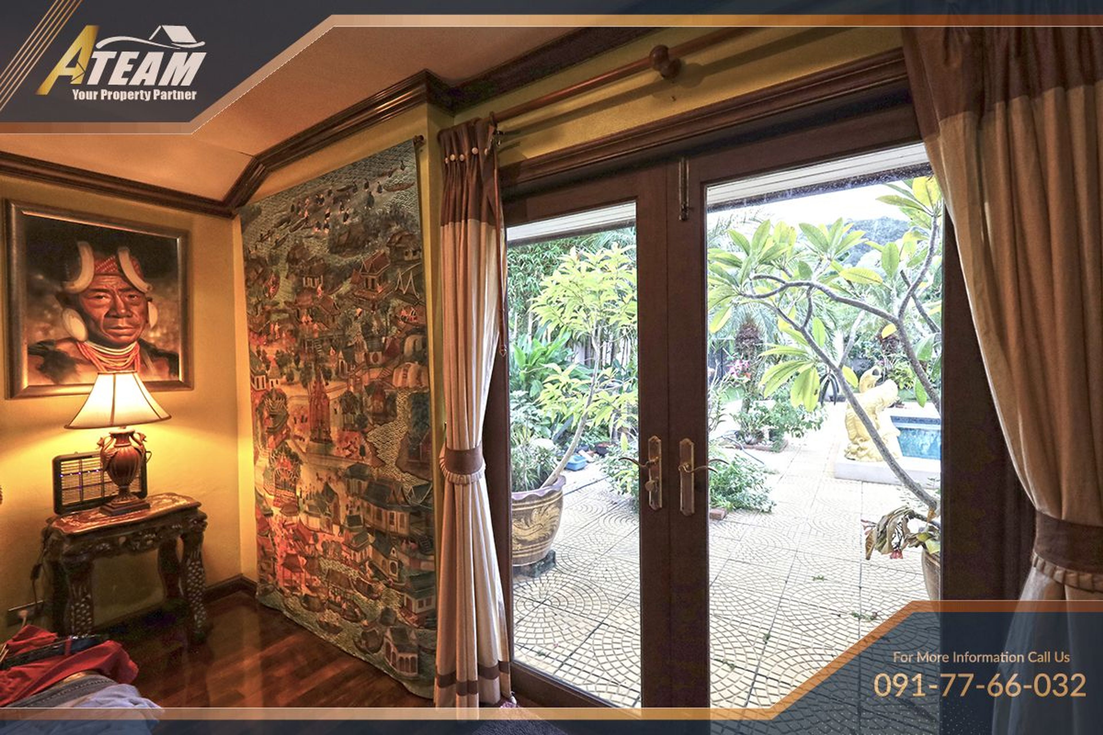 Unique Mansion on 1 Rai with incredible tropical  garden thumbnail 29