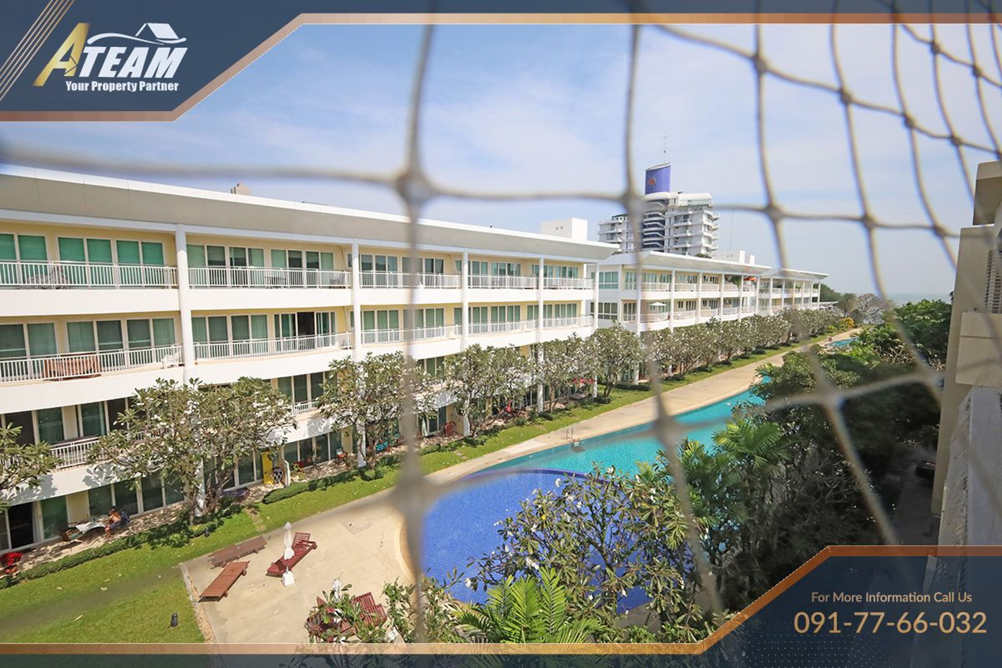 Condo for Sale – 1 Bedroom Seaview Baan Sanpluem, Hua Hin  thumbnail 14