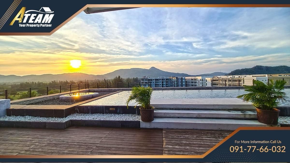 Modern 3 bed condo with golf view