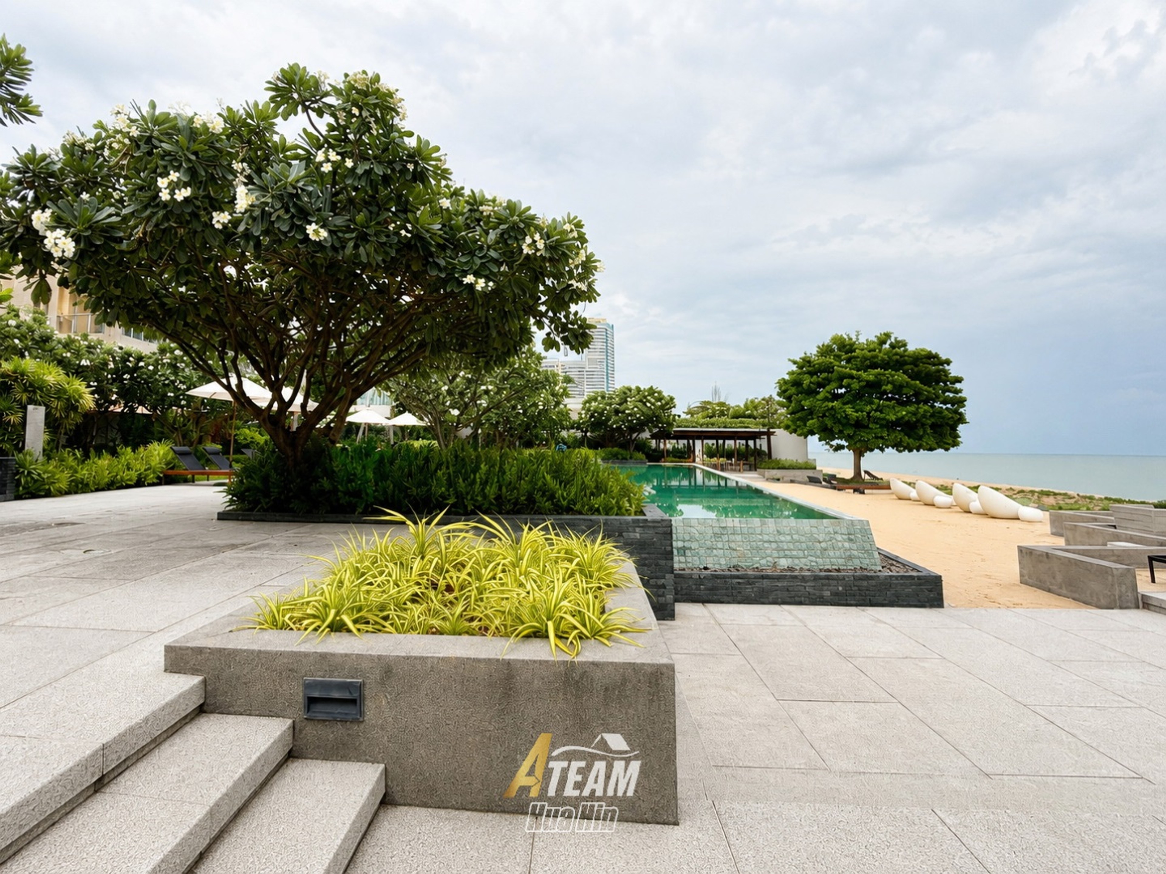 Appartement de 2 chambres avec accès à la piscine à Baan Thew Talay Aqua Marine, Cha-Am