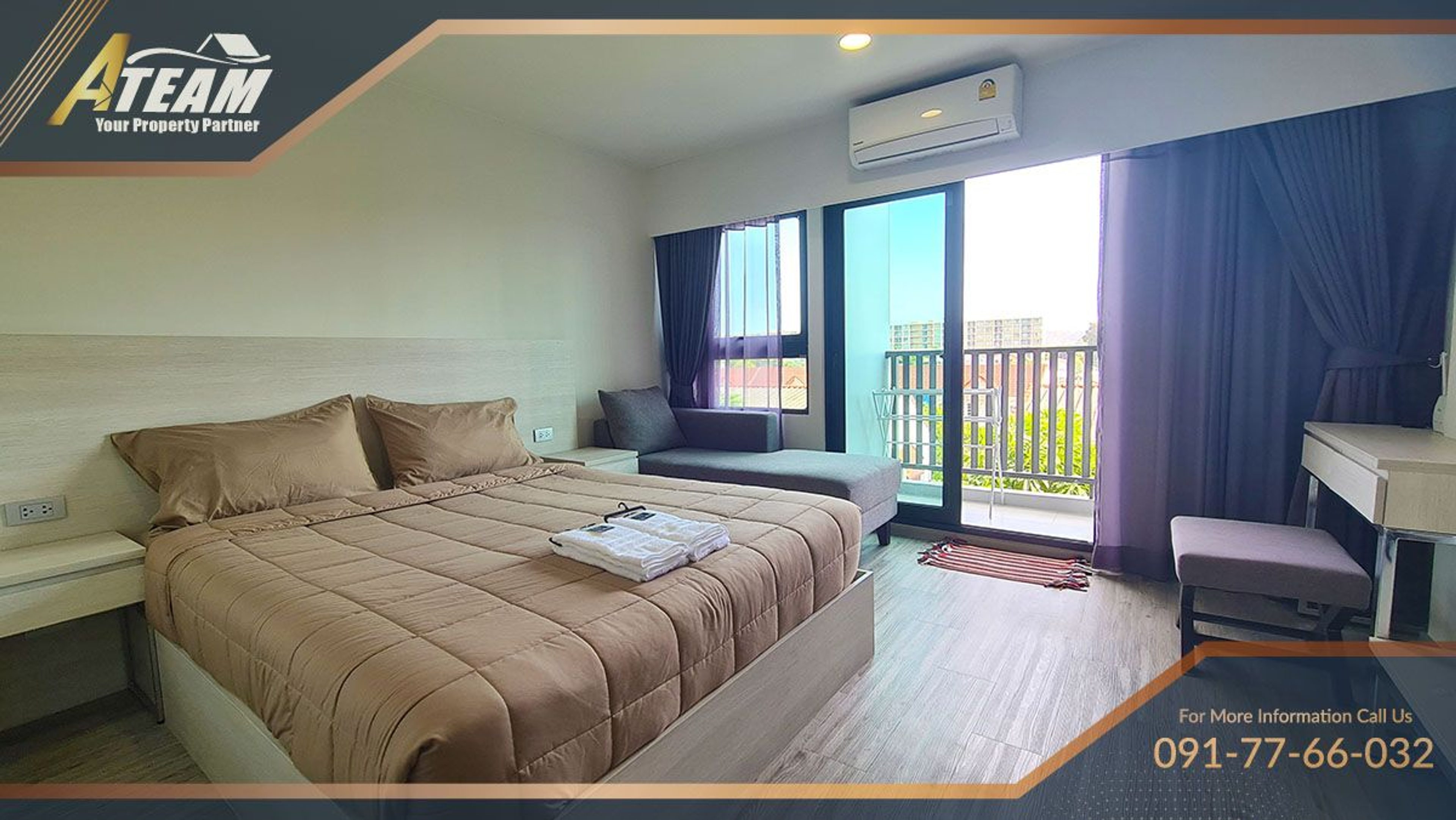 Apartment / Condo For Rent - - 1 Bedroom - 1 Bathroom - Price ฿12,500  thumbnail 2