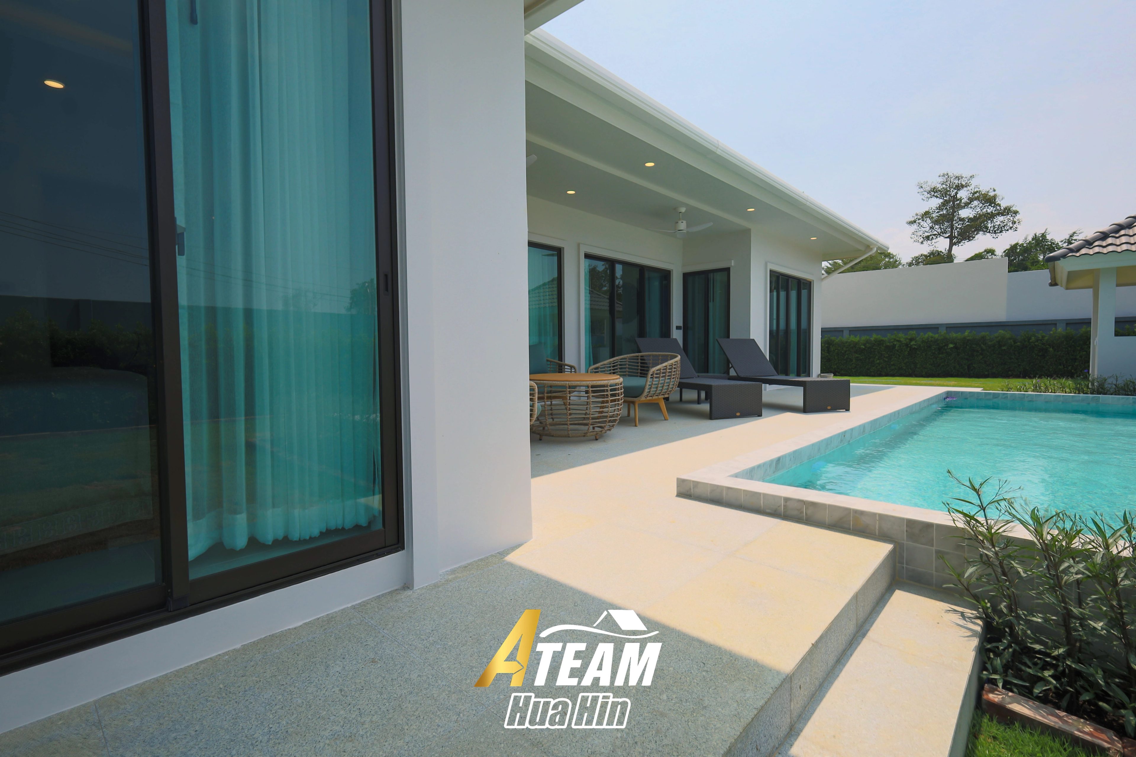 Modern 3-Bedroom Pool Villa at La Vallee Raintree Residence, Thap Tai thumbnail 5