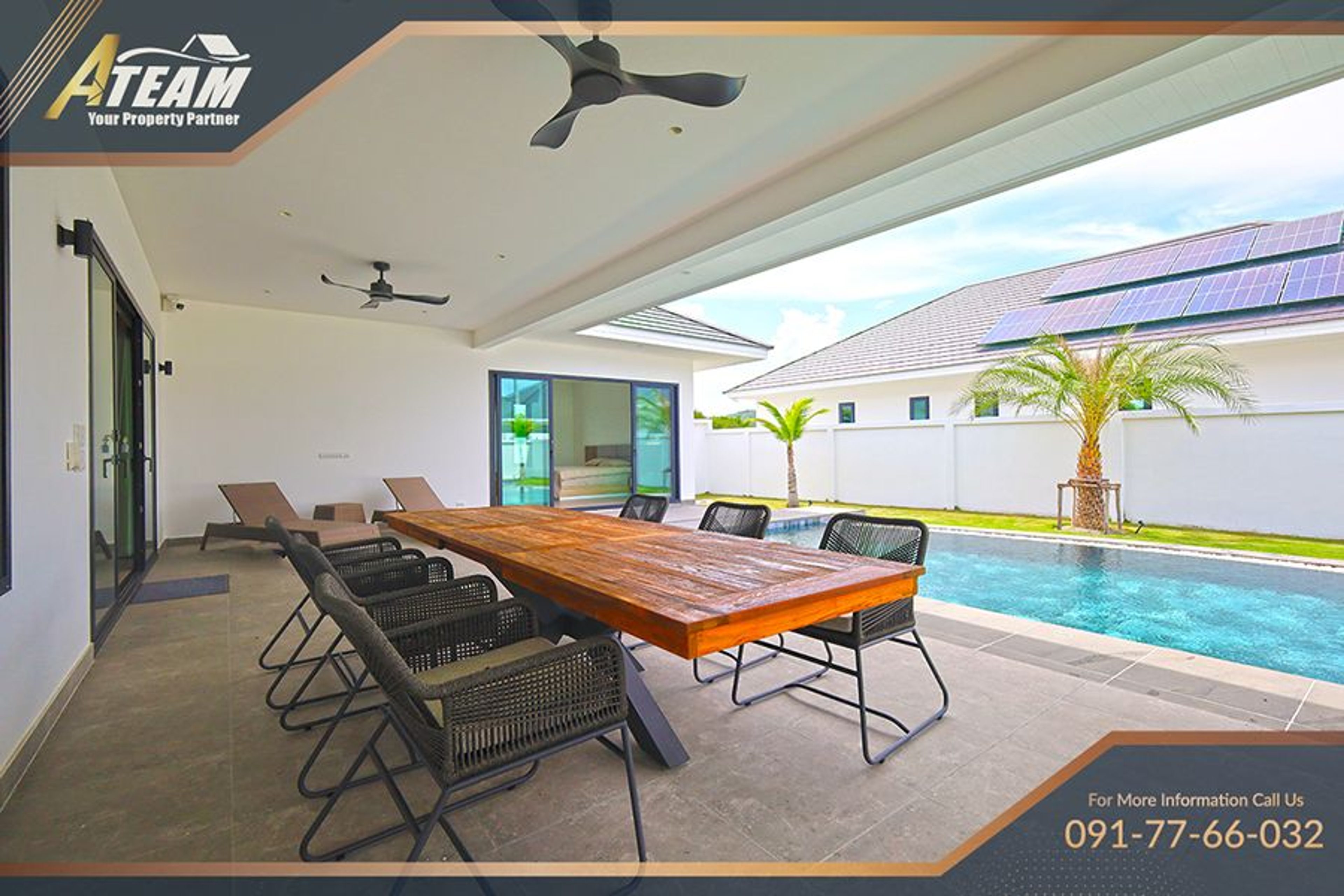 Highland Villas 2 – Modern 3-Bedroom Eco Pool Villa in Hua Hin RENT thumbnail 4