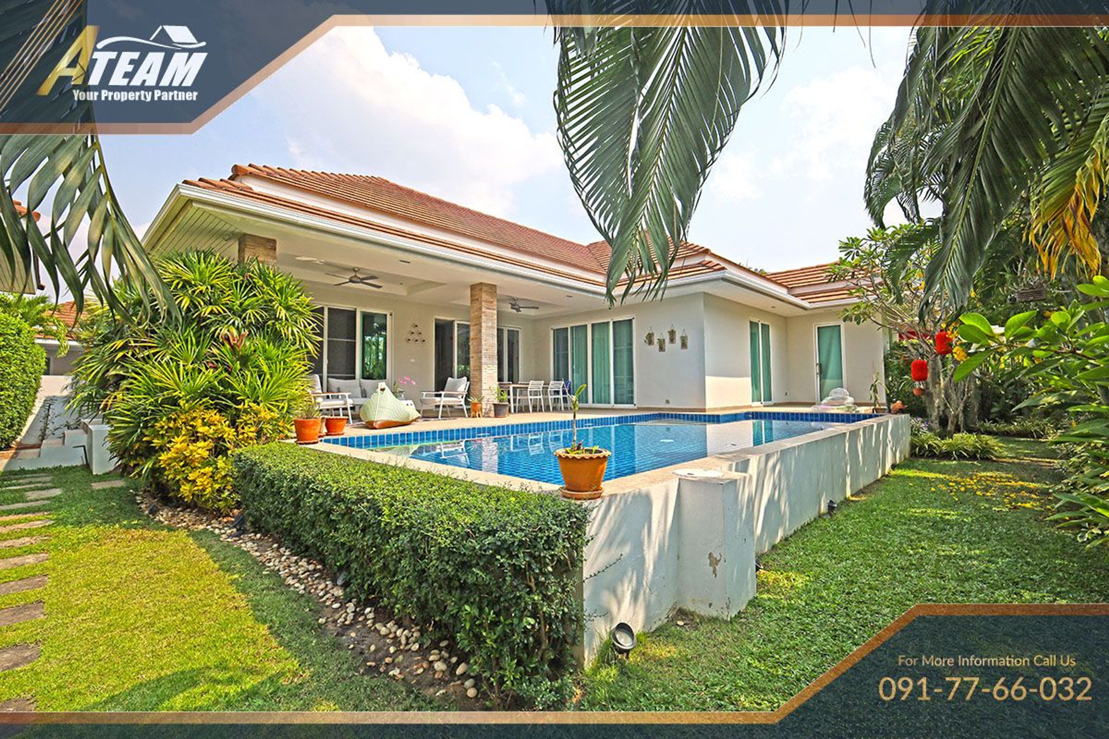 Luxury Pool Villa for Sale in Woodlands – 8.9 Million THB