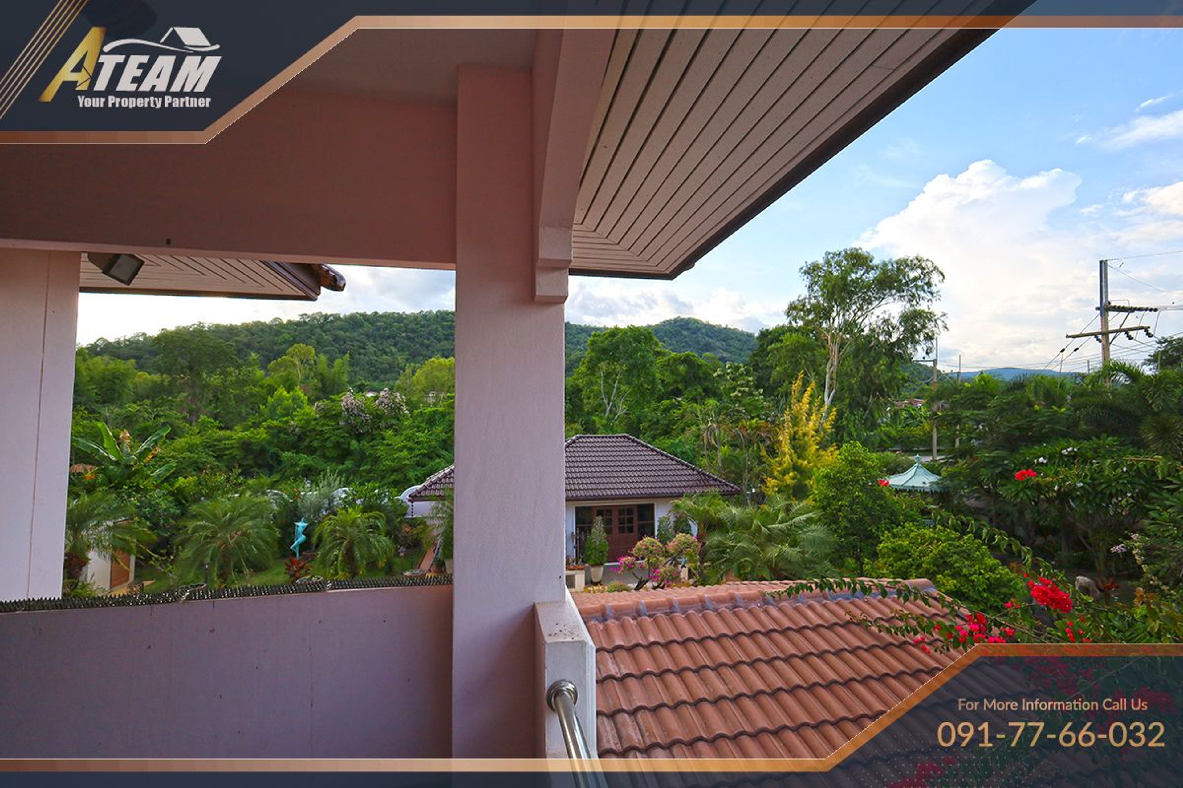 Unique Mansion on 1 Rai with incredible tropical  garden thumbnail 19