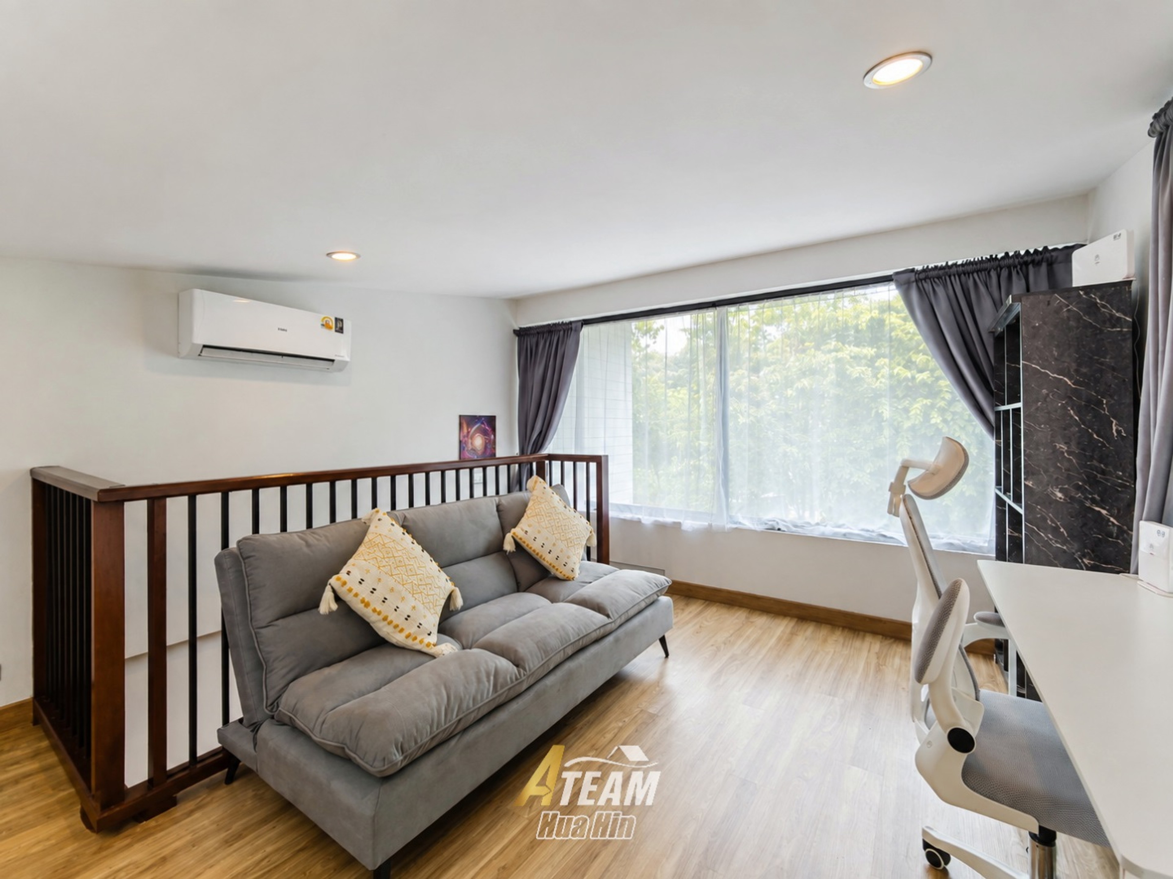 Charmante villa avec piscine de 2 chambres à vendre à Thap Tai