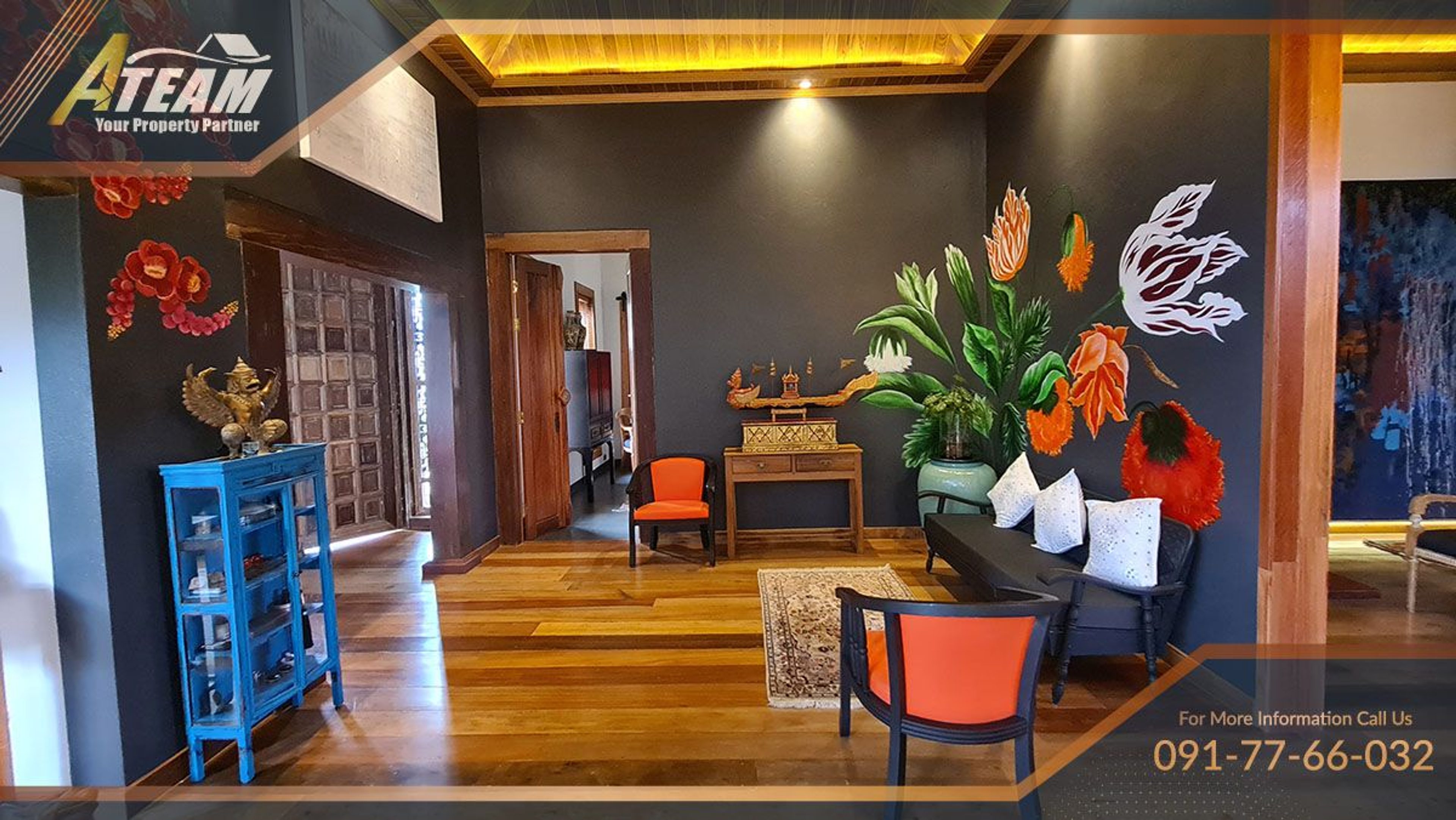 Unique, Artistic, secret and private house near Kao Tao Lake