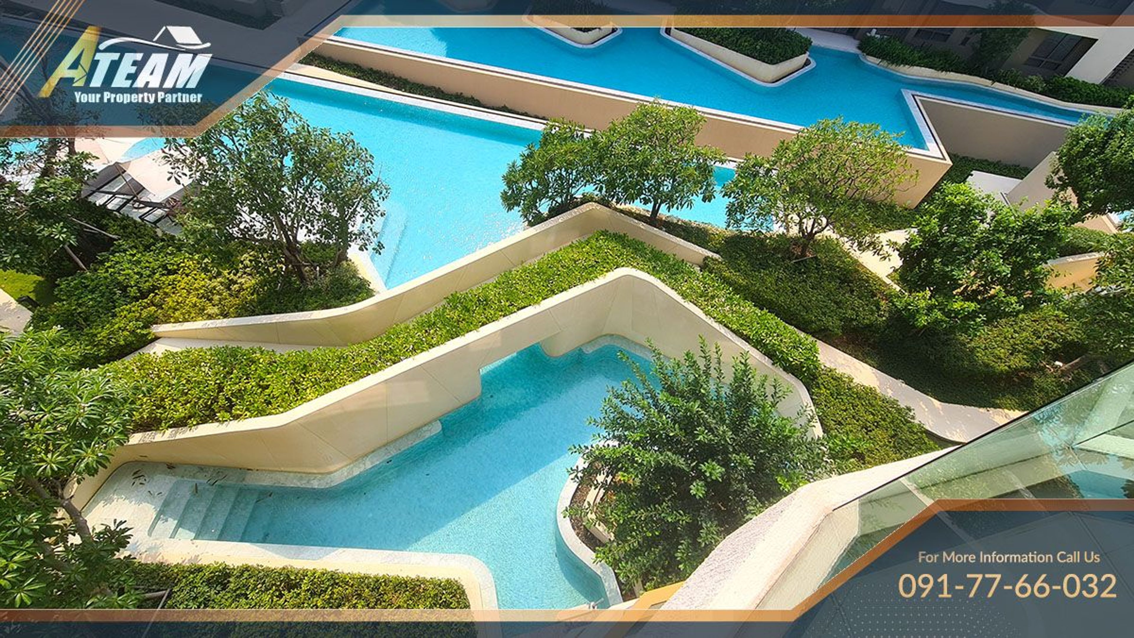 Apartment / Condo For Rent - - 2 Bedrooms - 2 Bathrooms - Price ฿45,00 thumbnail 3