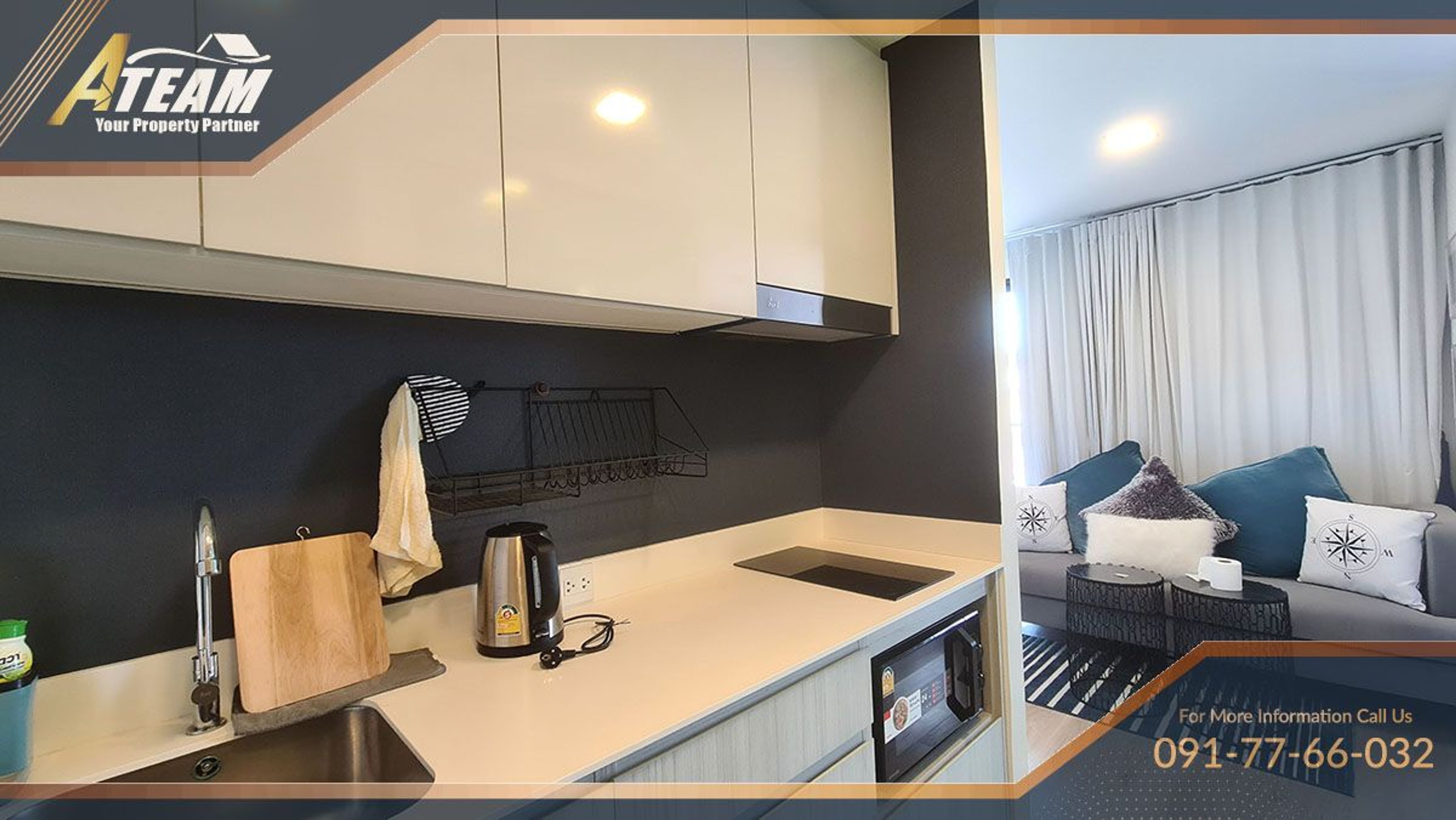 Apartment / Condo For Rent - - 1 Bedroom - 1 Bathroom - Price ฿23,000  thumbnail 4