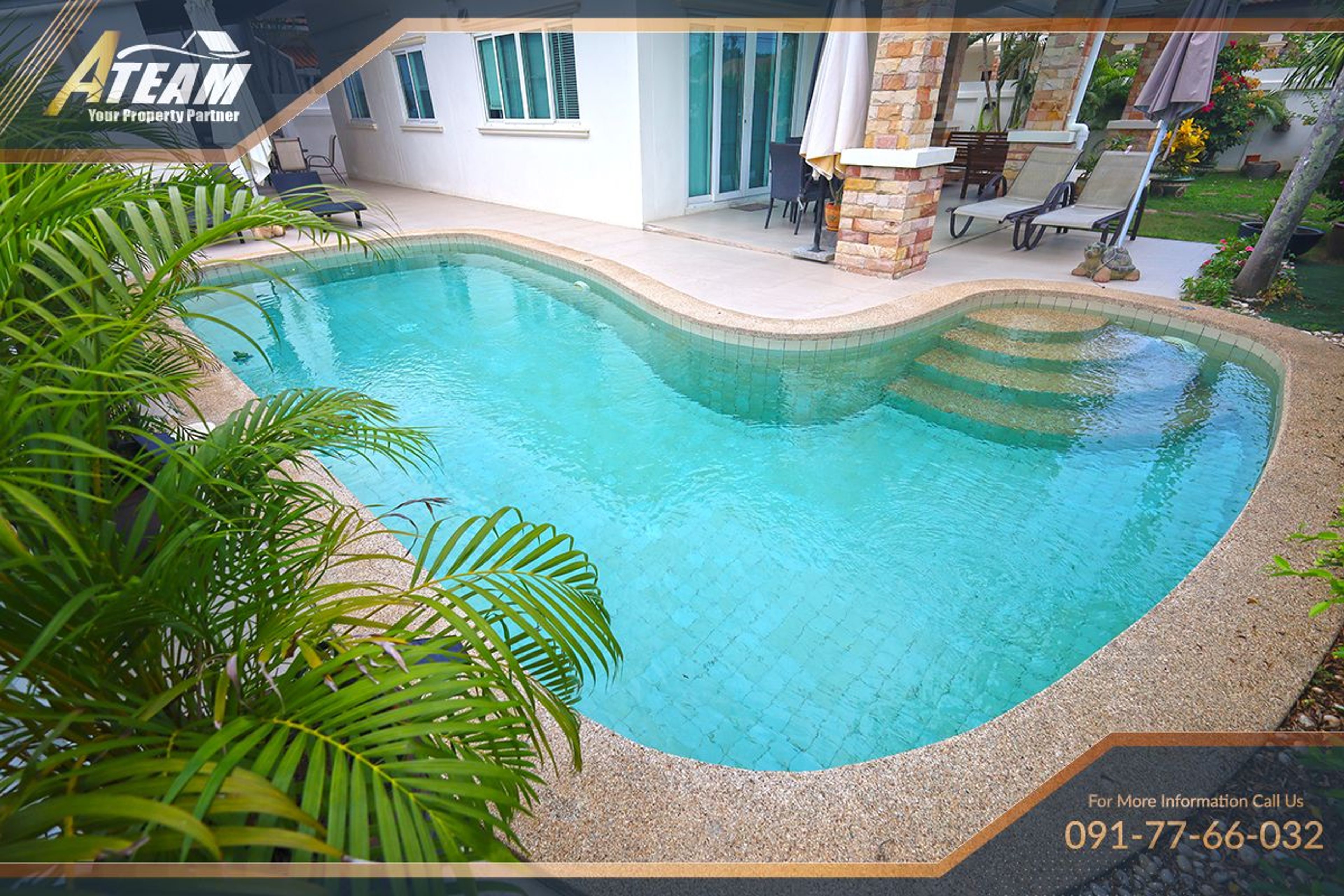 Corner 3-Bedroom Pool Villa for Sale – Orchid Paradise Homes, Hua Hin thumbnail 2