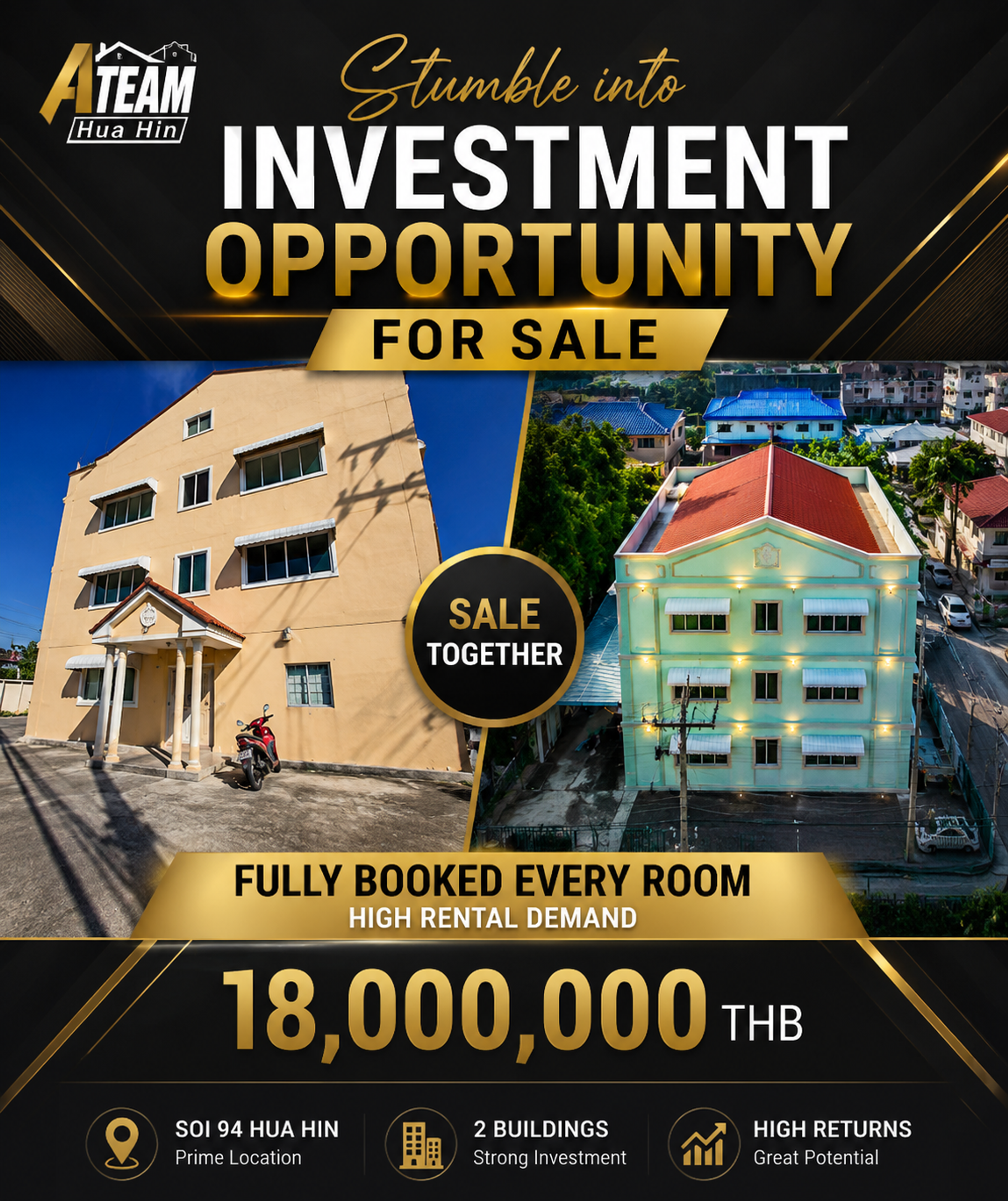 Two Apartment Buildings for Sale soi 94